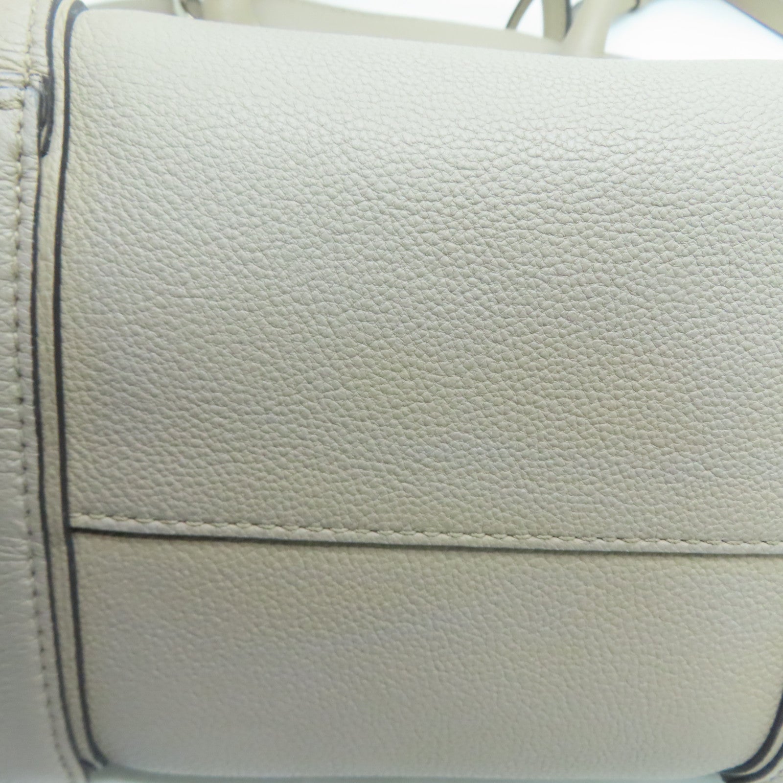 LOUIS VUITTON [Sharp Discount] Cowhide Leather Soft Lockit Silver Buckle Handle Shoulder Back Dual-purpose Bag Gray Brown