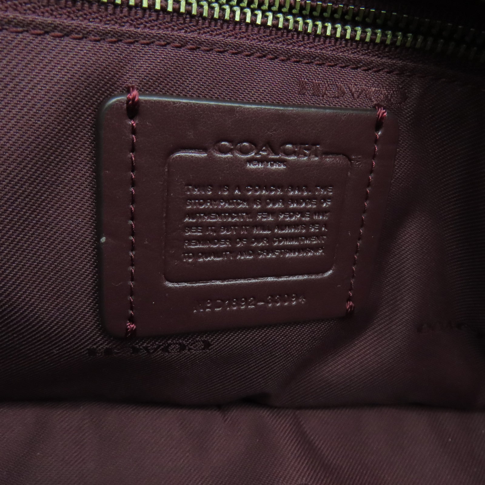 COACH 【激減優惠】牛皮皮革2 Way Shoulder金扣/黑扣手挽肩背兩用袋灰色