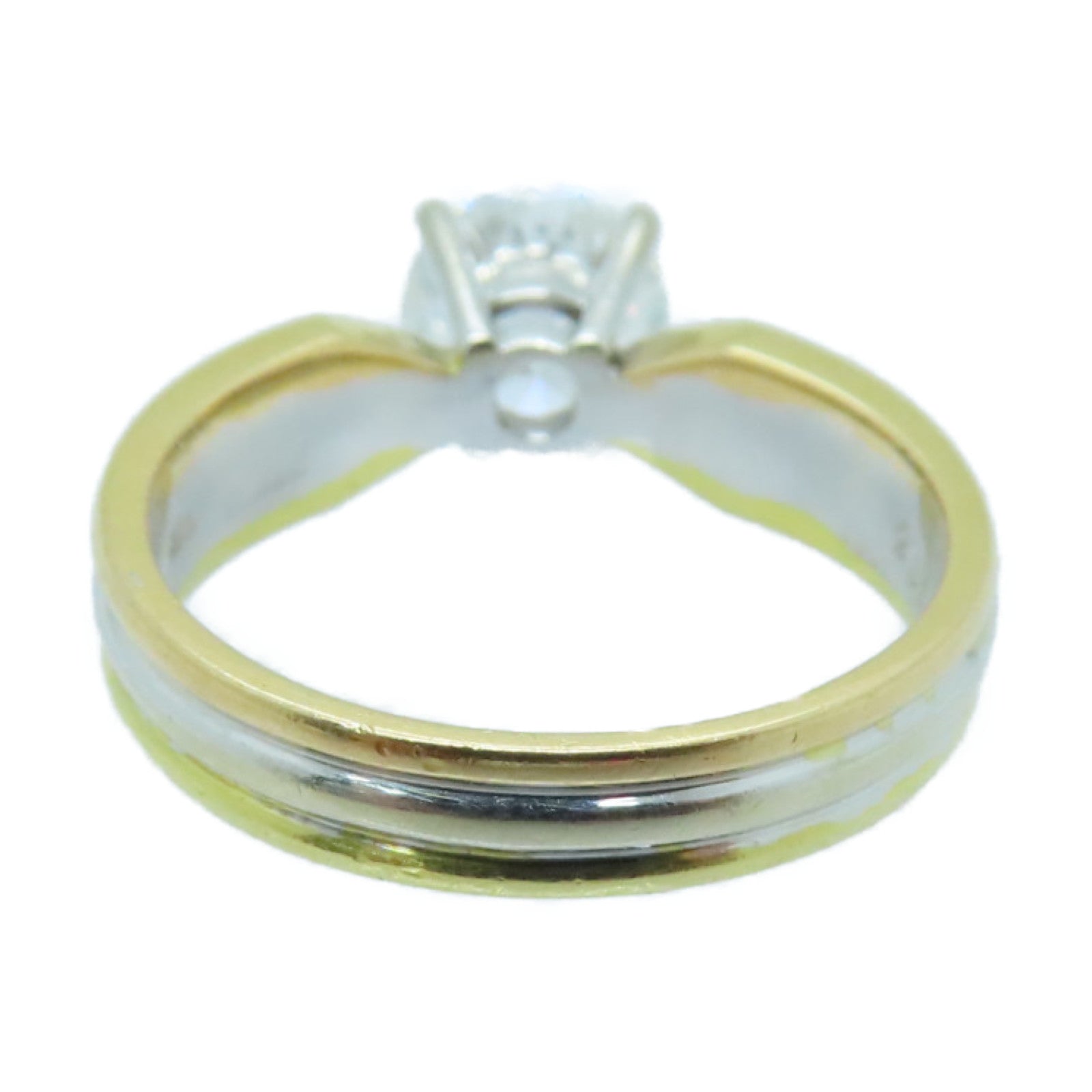 JEWELRY 18K White Gold Gold/Rose Gold Diamond Ring 2.05ct Diamond Ring US#8.5