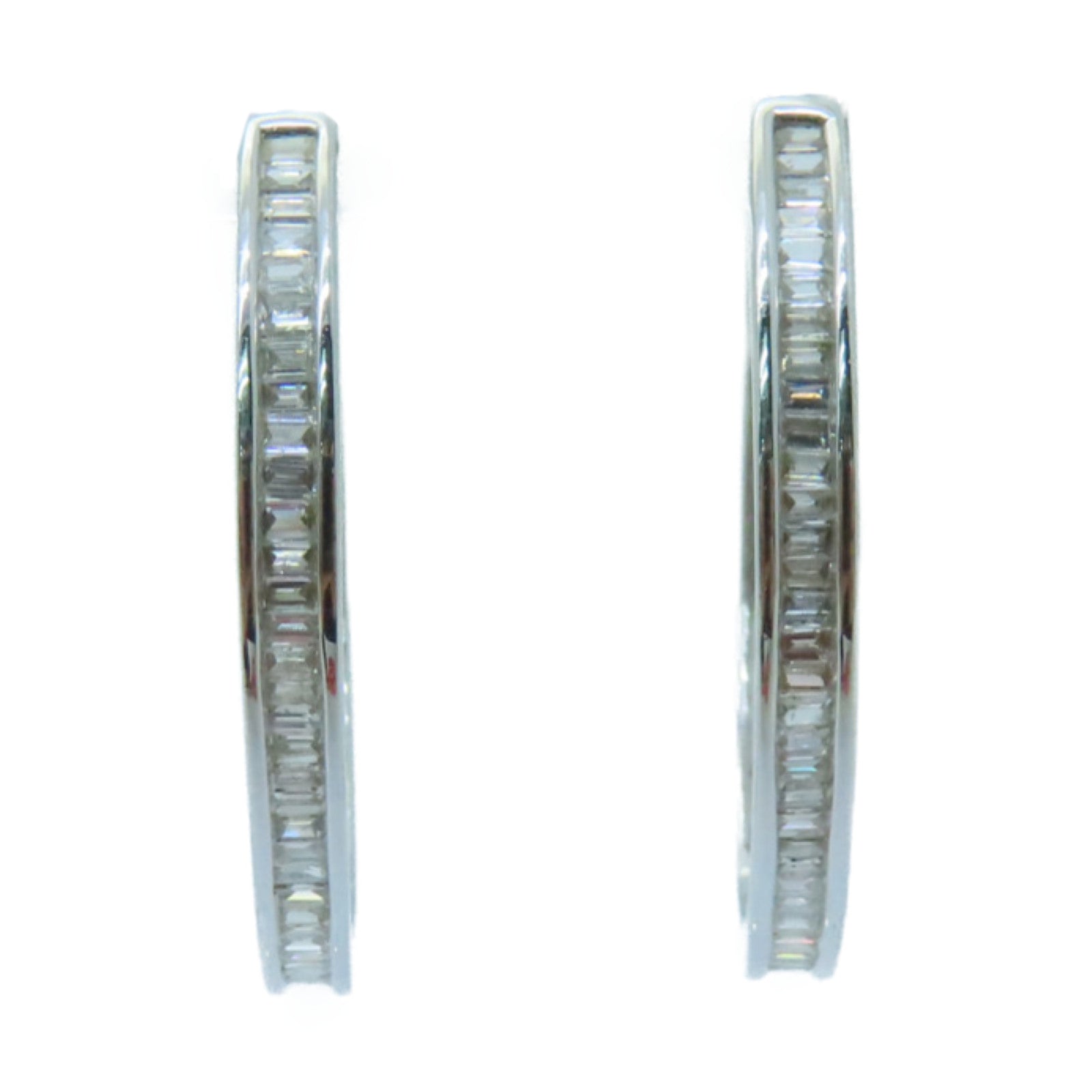 JEWELRY 18K White Gold Diamond Earrings Diamond Earrings