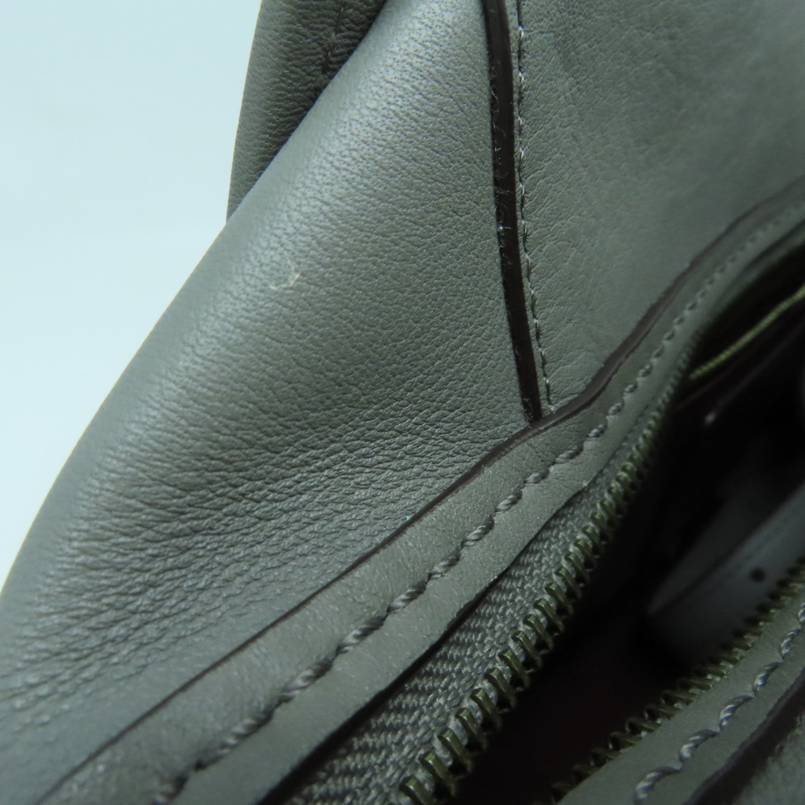 COACH 【激減優惠】牛皮皮革2 Way Shoulder金扣/黑扣手挽肩背兩用袋灰色