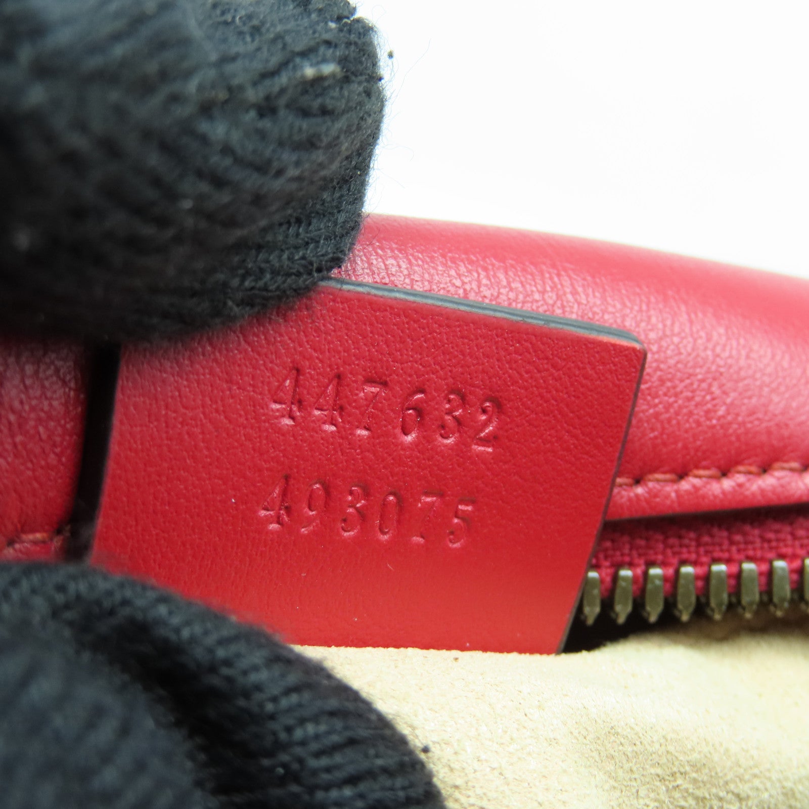 GUCCI 牛皮皮革Shoulder Bag金扣肩背袋红色