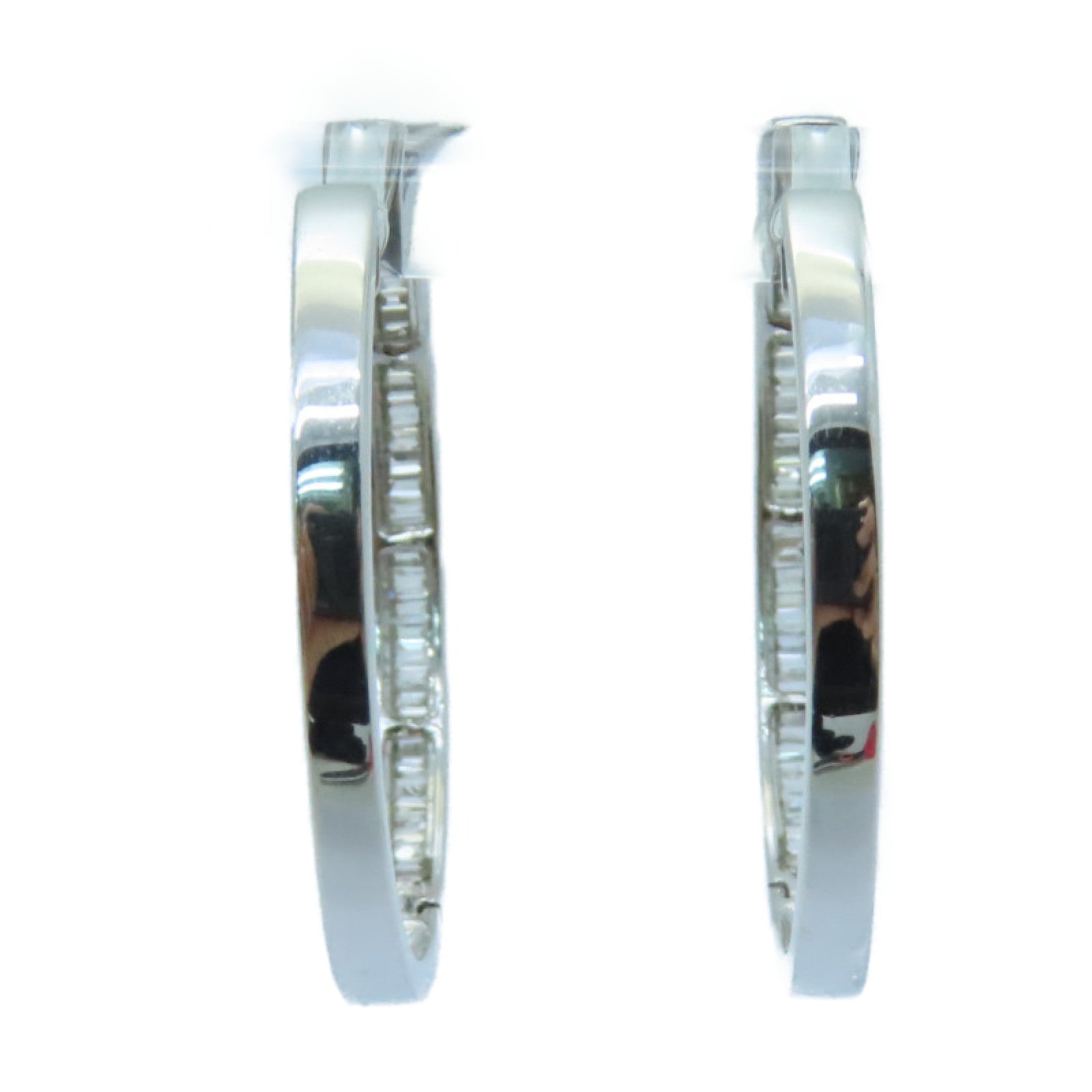 JEWELRY 18K White Gold Diamond Earrings Diamond Earrings