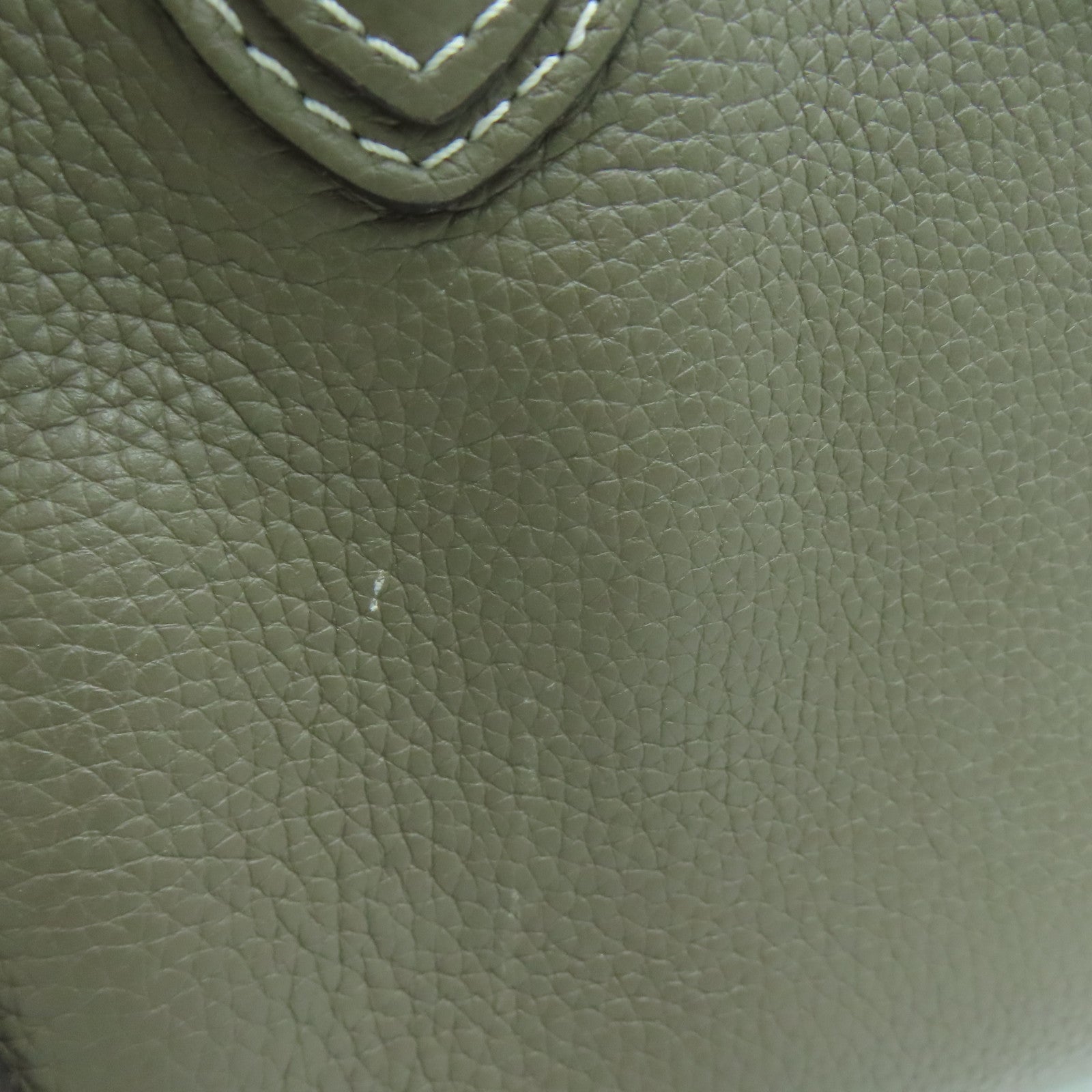 CELINE 【激減優惠】牛皮皮革Nano Luggage銀扣手挽肩背兩用袋灰色