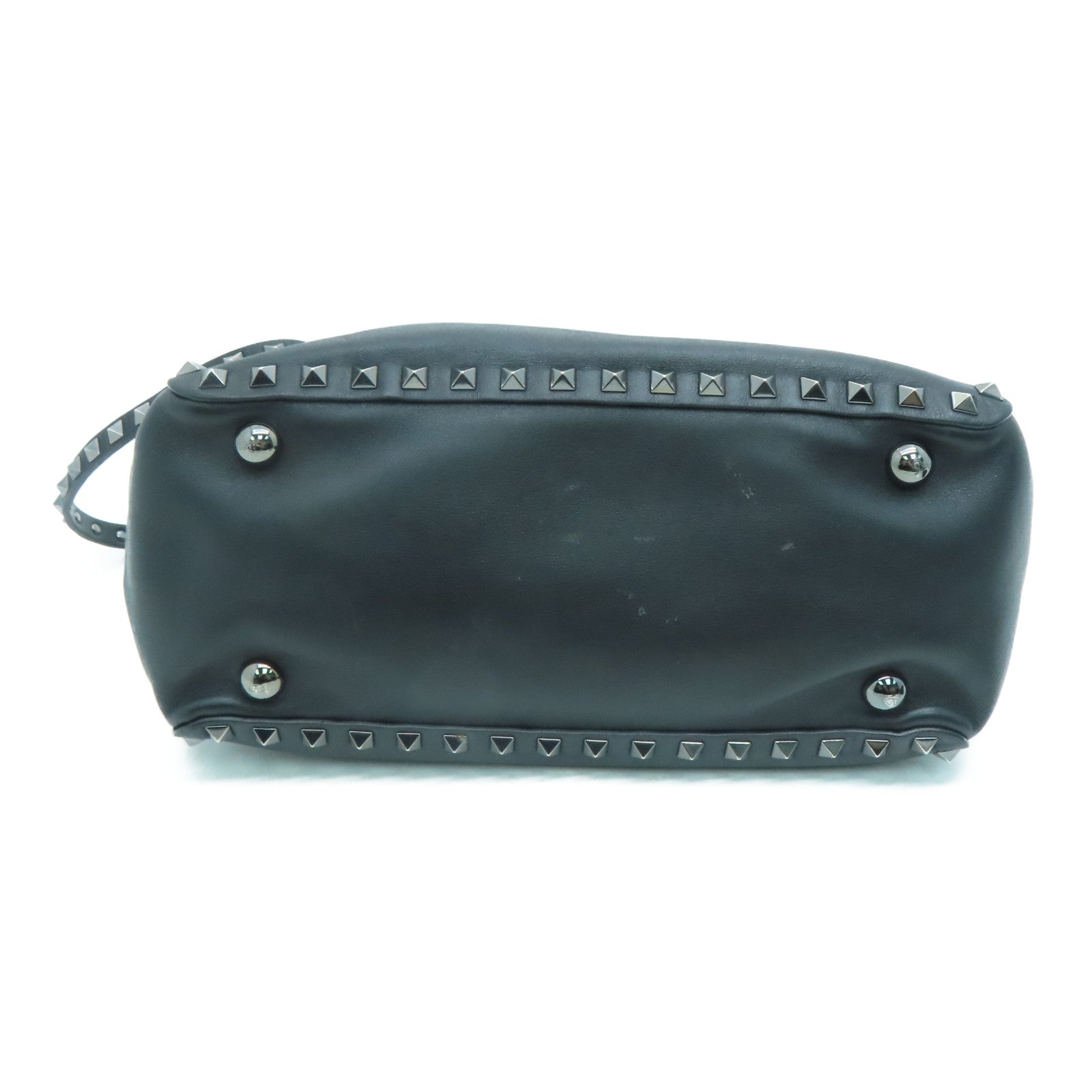 Valentino 牛皮皮革Shoulder Bag手挽肩背两用袋黑色