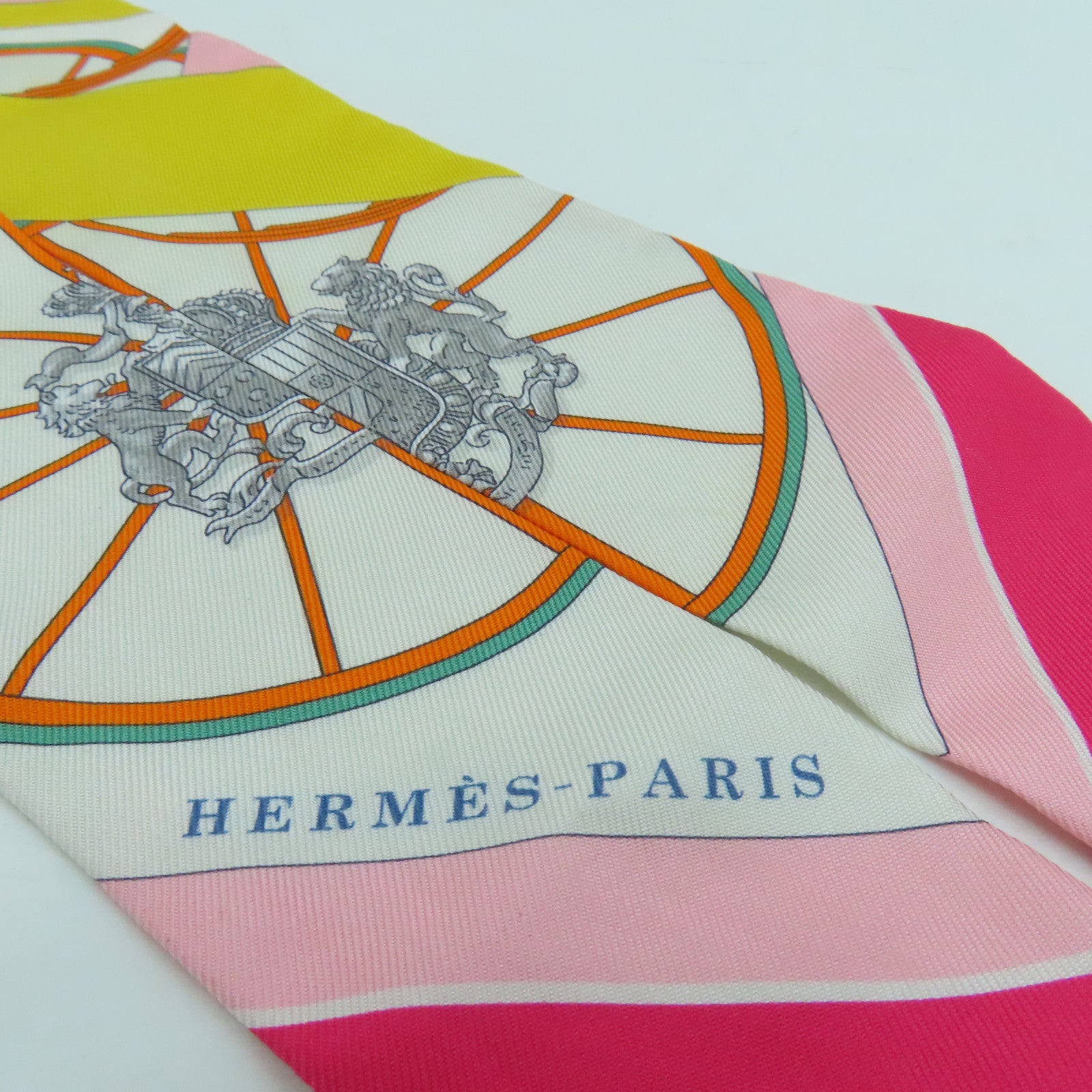 HERMES 丝质Twilly丝巾彩色