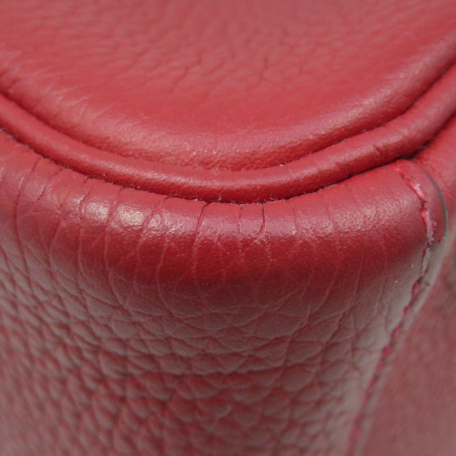 HERMES Clemence皮革 Lindy 26 Shoulder Bag金扣肩背袋Q5紅色