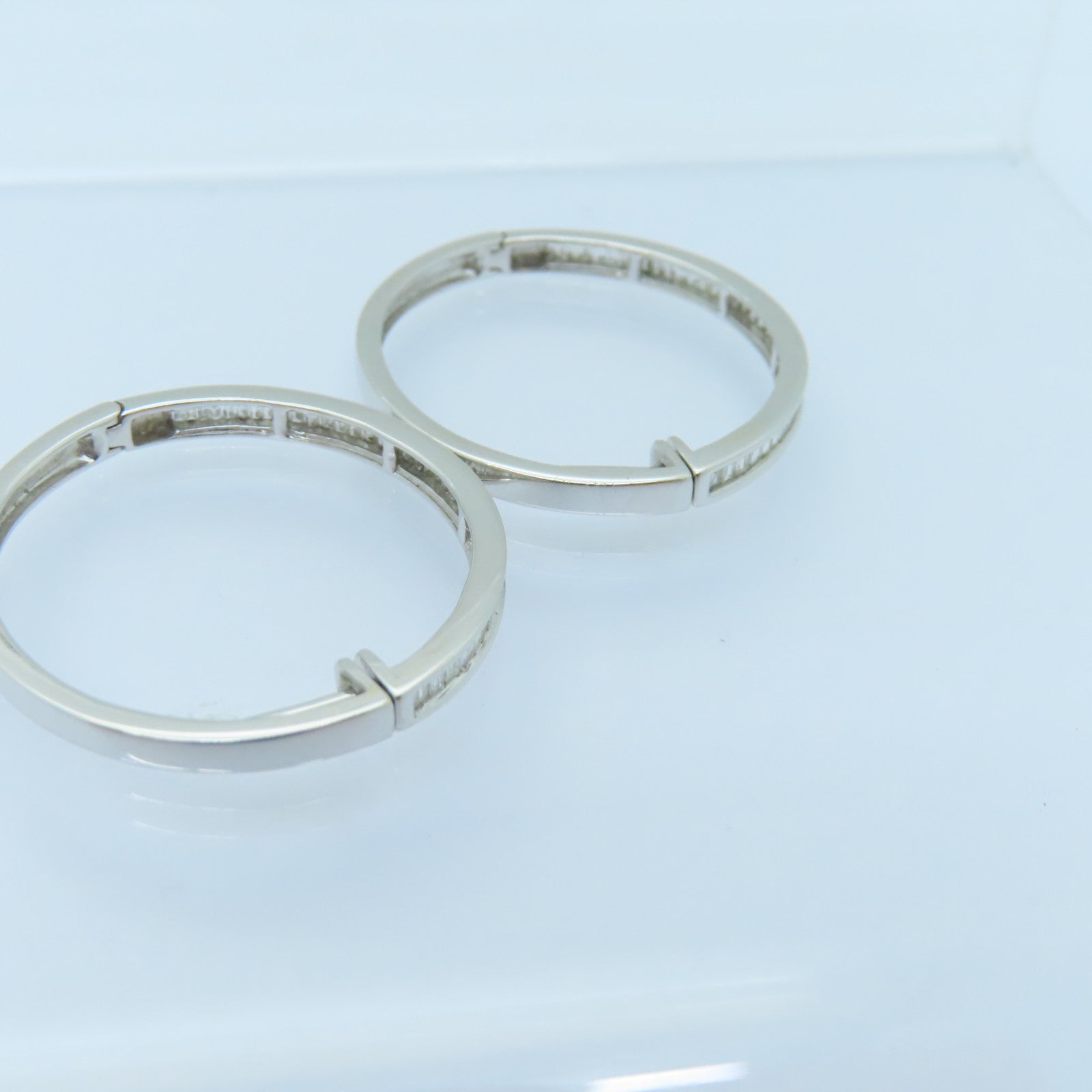 JEWELRY 18K White Gold Diamond Earrings Diamond Earrings