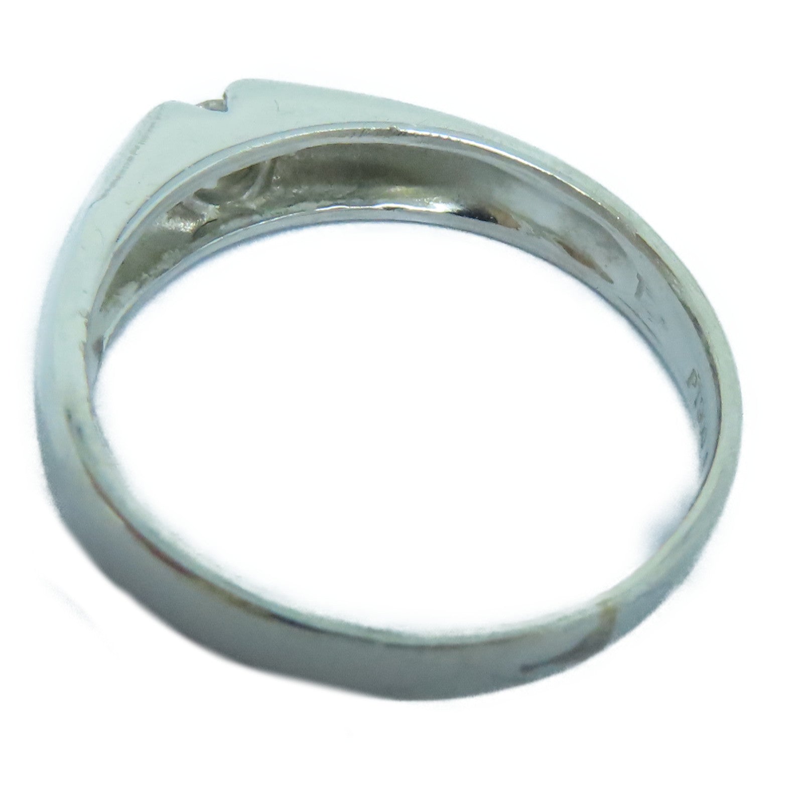 JEWELRY PT900 Platinum Diamond Ring US#5