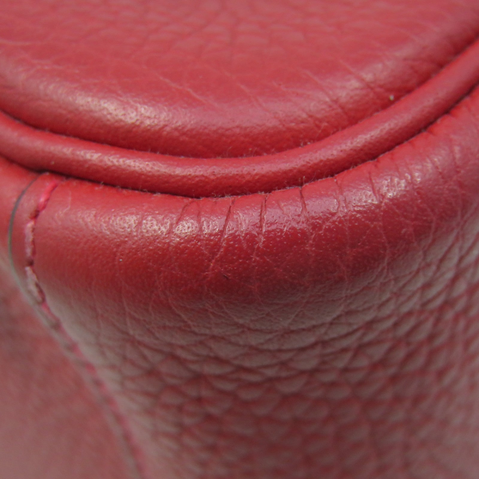 HERMES Clemence皮革 Lindy 26 Shoulder Bag金扣肩背袋Q5紅色