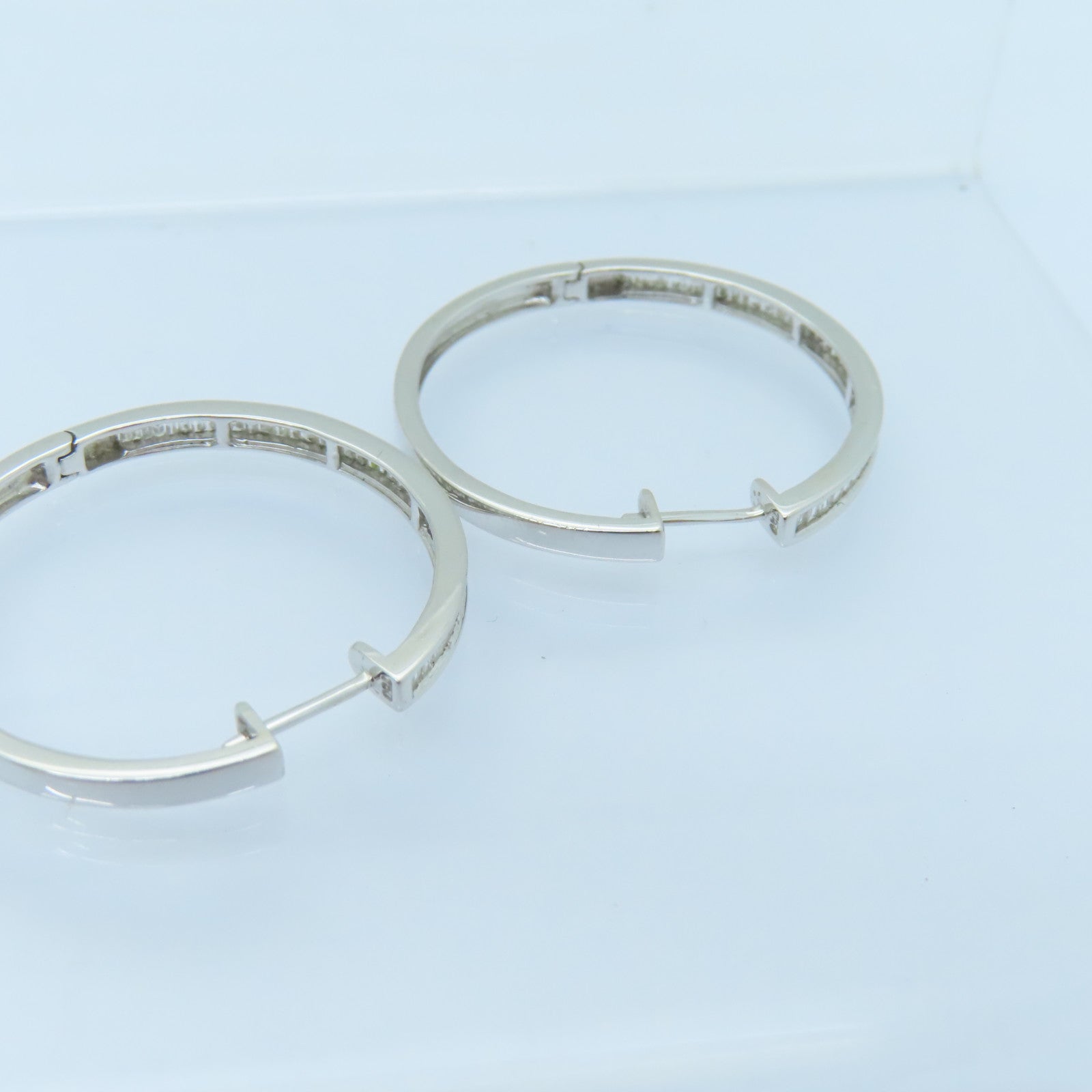 JEWELRY 18K White Gold Diamond Earrings Diamond Earrings