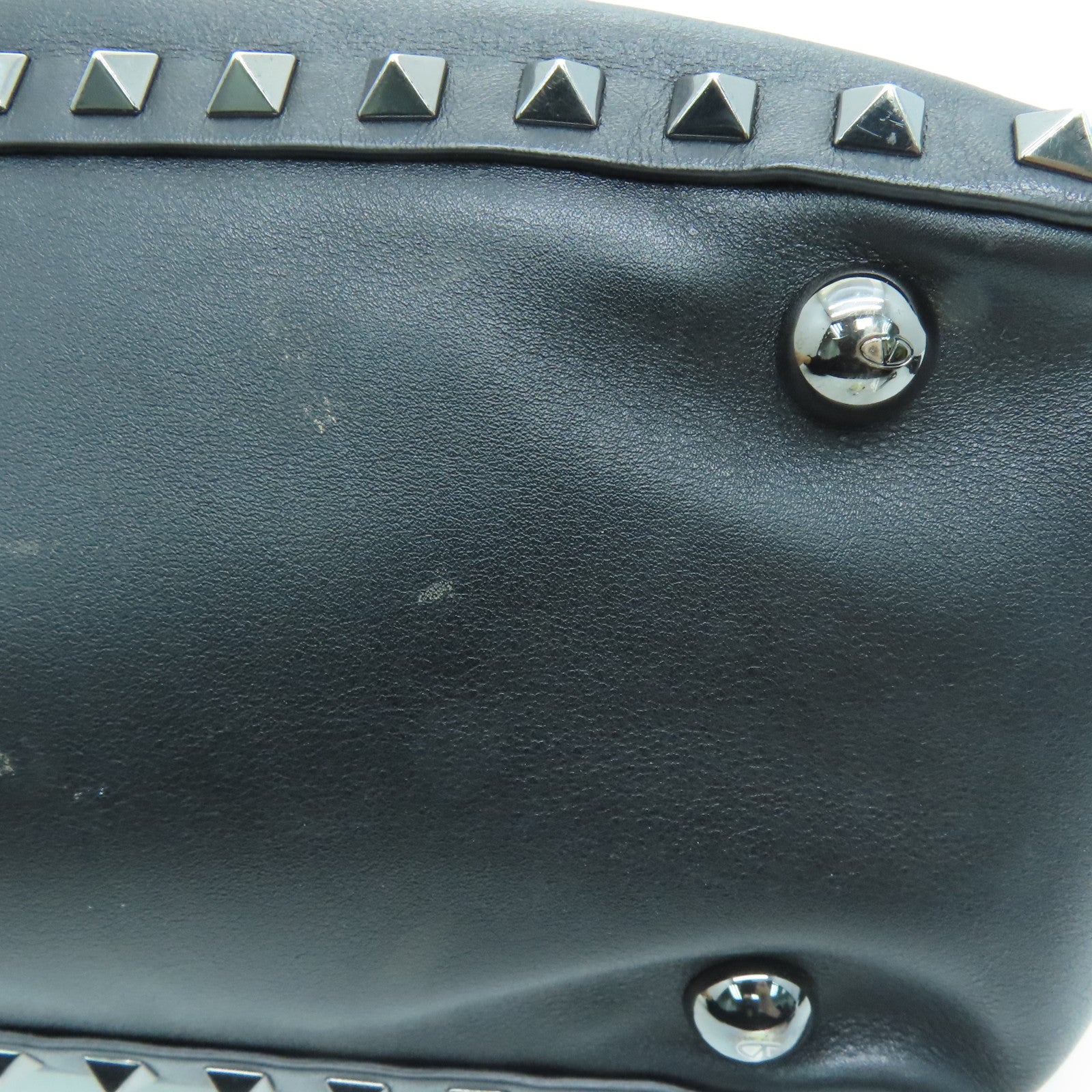 Valentino 牛皮皮革Shoulder Bag手挽肩背两用袋黑色