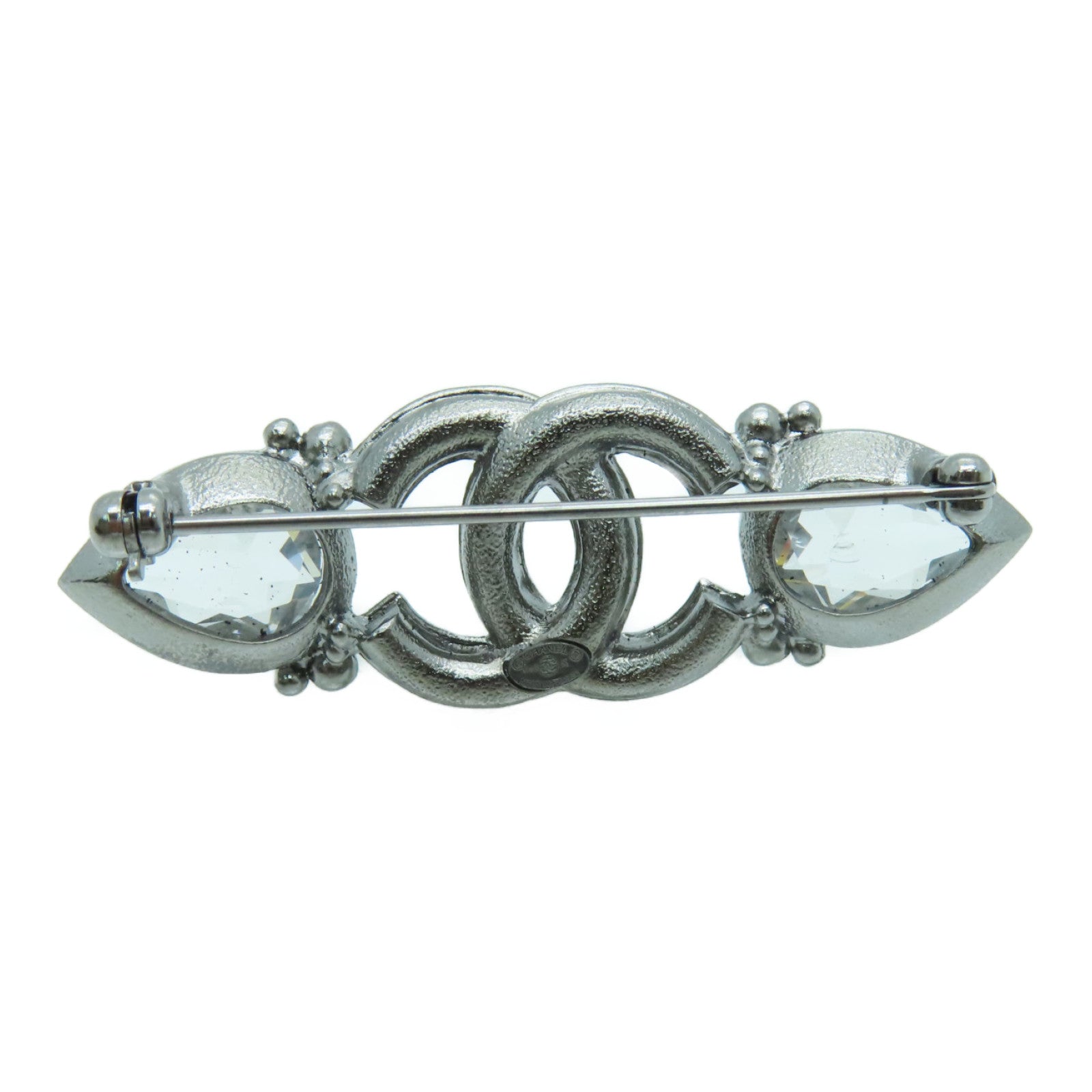 CHANEL 金属Brooch银扣胸针银色