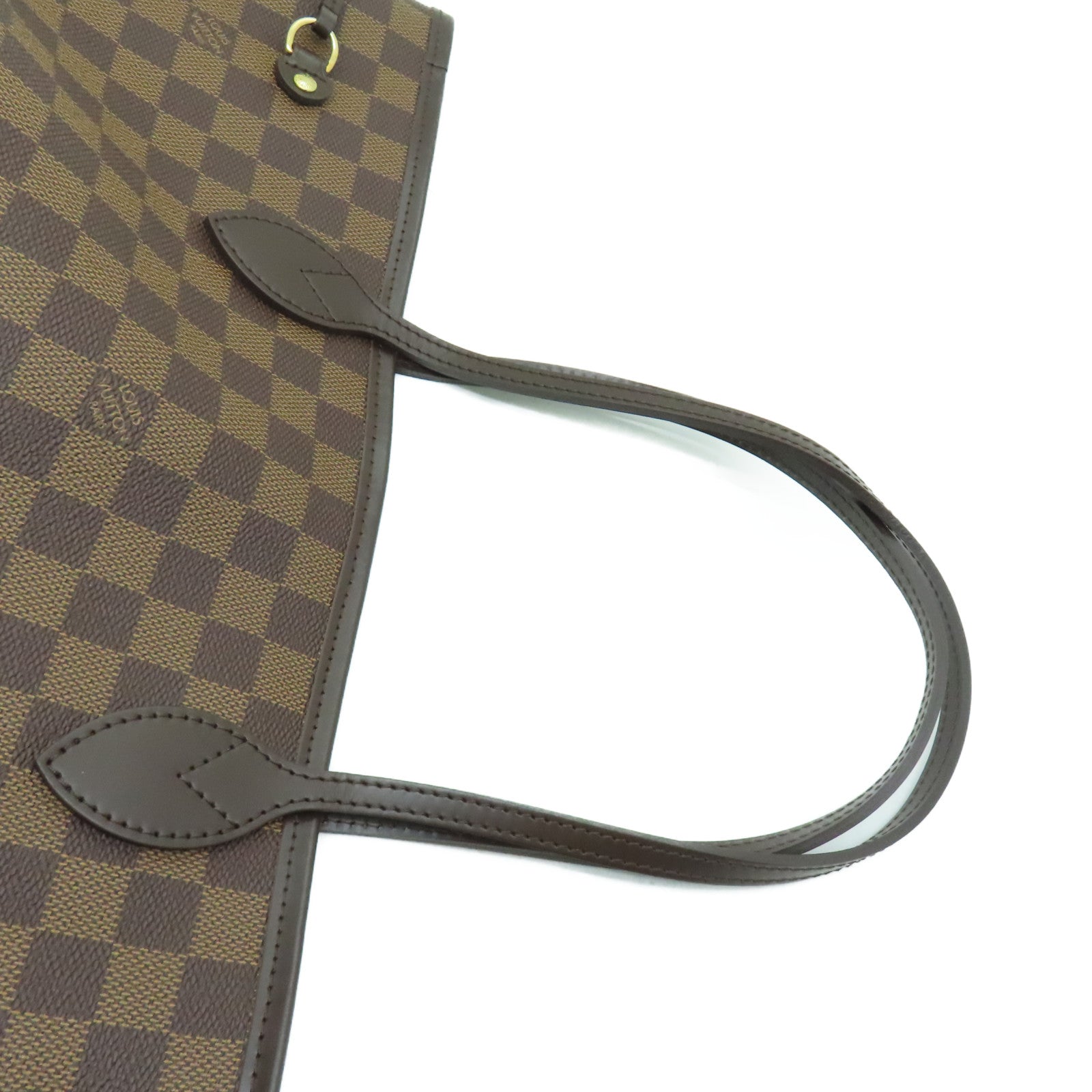 LOUIS VUITTON Damier Neverfull MM手挽袋/肩背袋啡色
