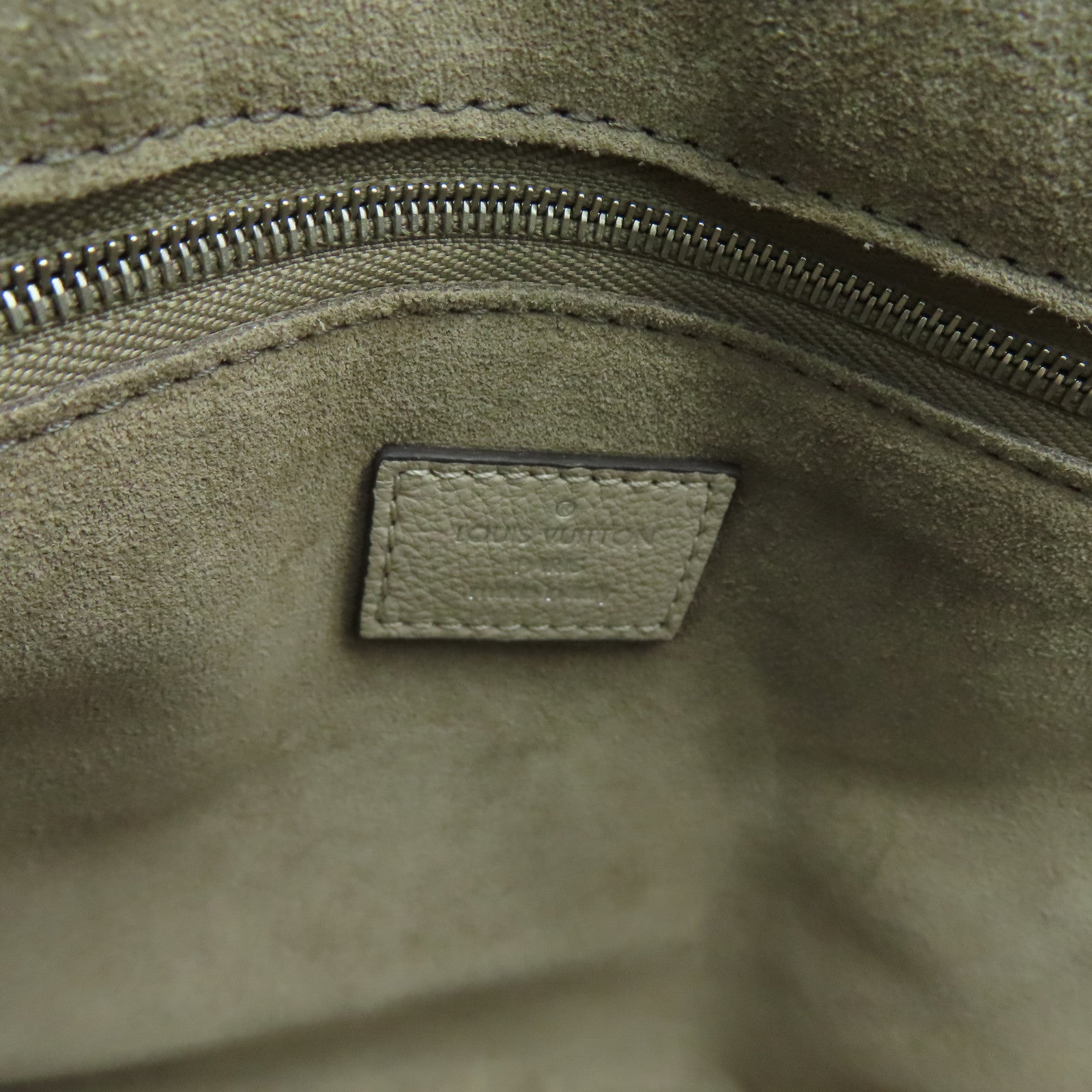 LOUIS VUITTON [Sharp Discount] Cowhide Leather Soft Lockit Silver Buckle Handle Shoulder Back Dual-purpose Bag Gray Brown