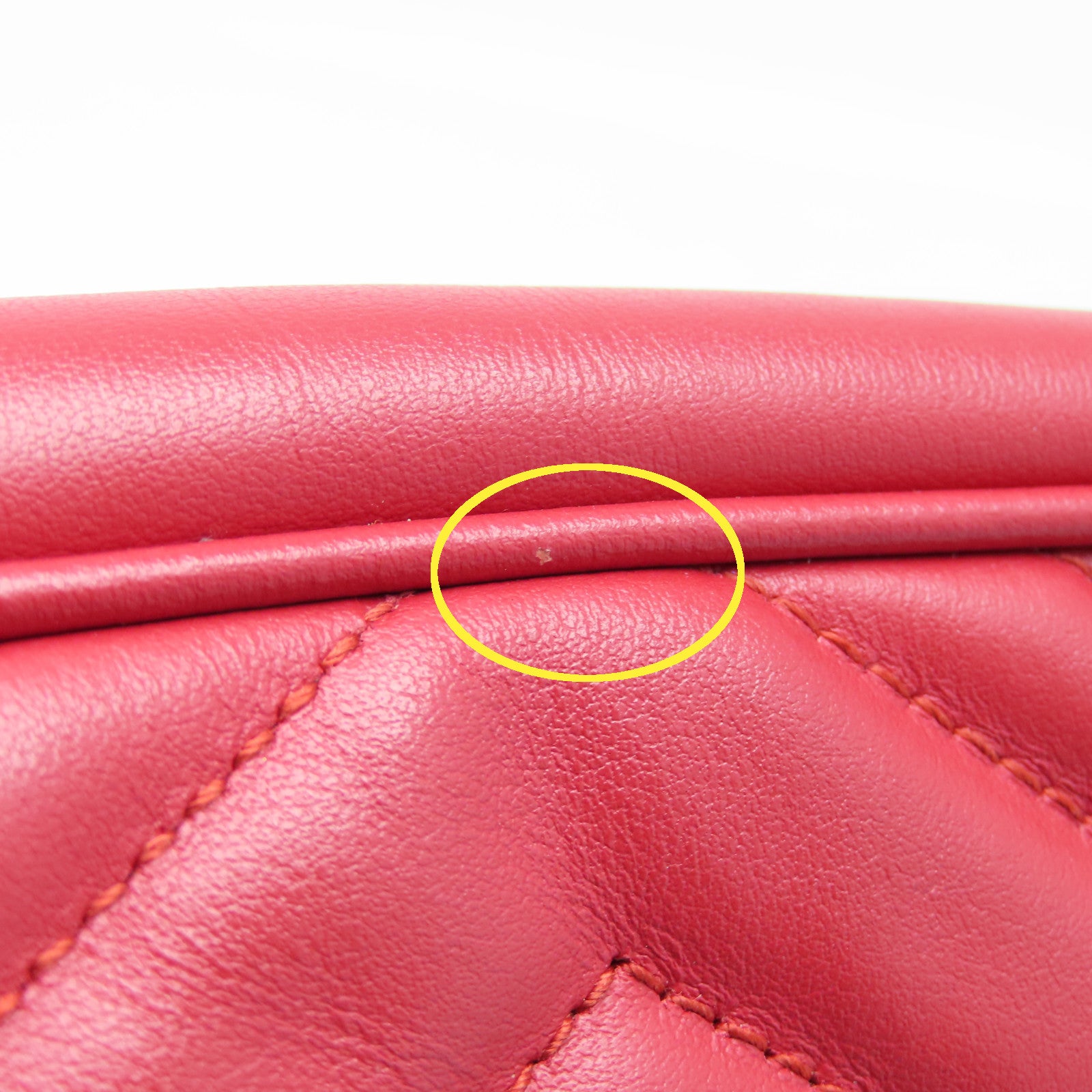 GUCCI 牛皮皮革Shoulder Bag金扣肩背袋红色