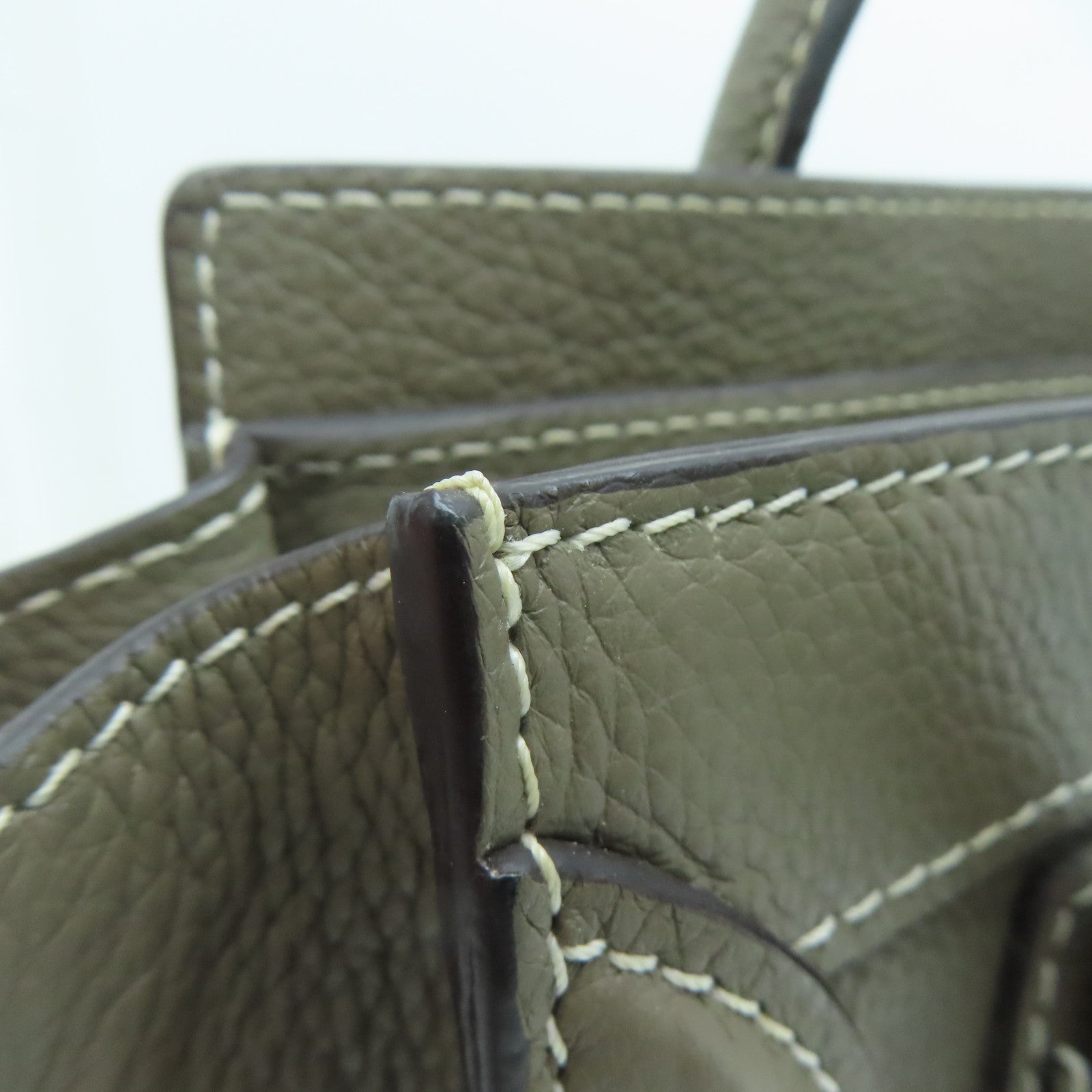 CELINE 【激減優惠】牛皮皮革Nano Luggage銀扣手挽肩背兩用袋灰色