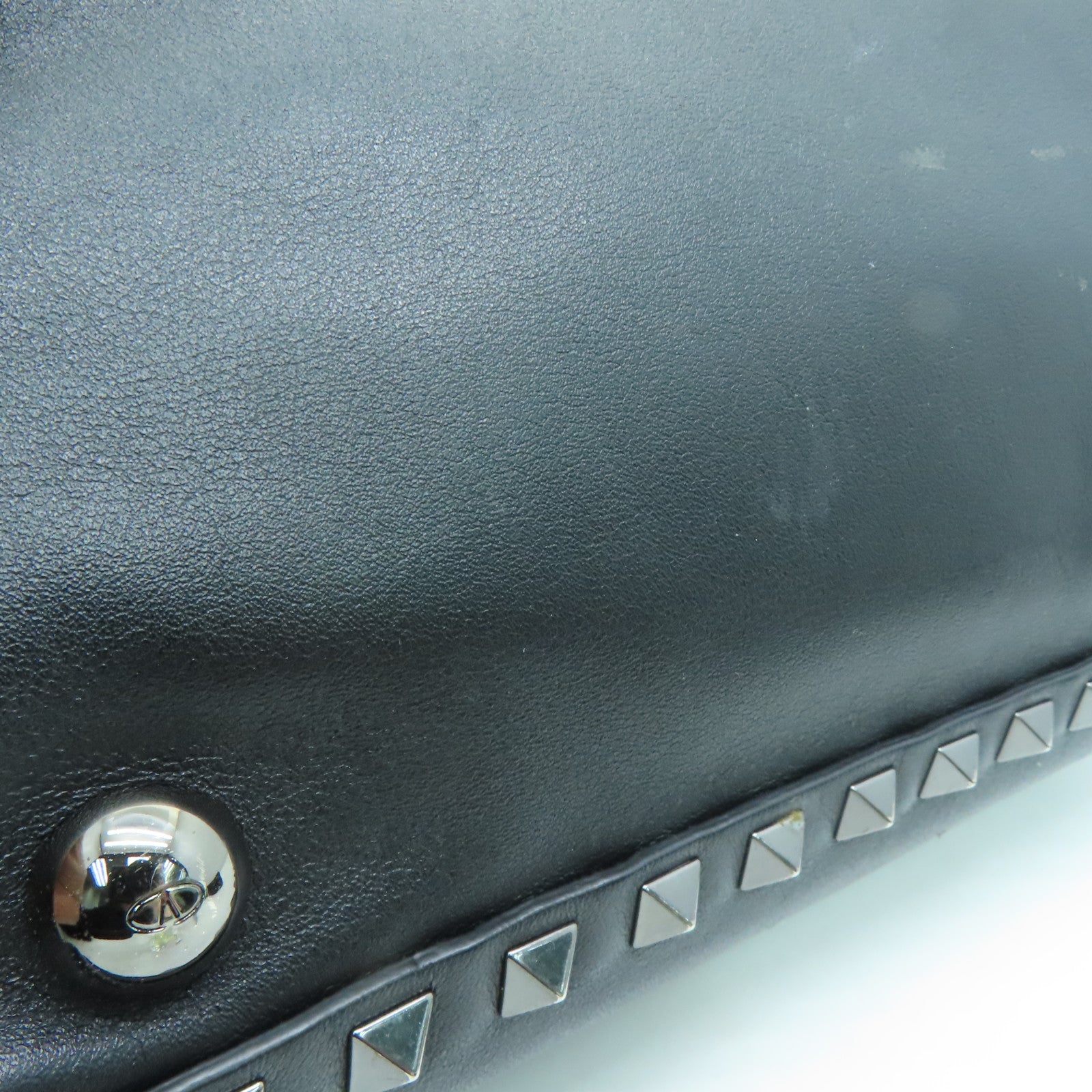 Valentino 牛皮皮革Shoulder Bag手挽肩背两用袋黑色