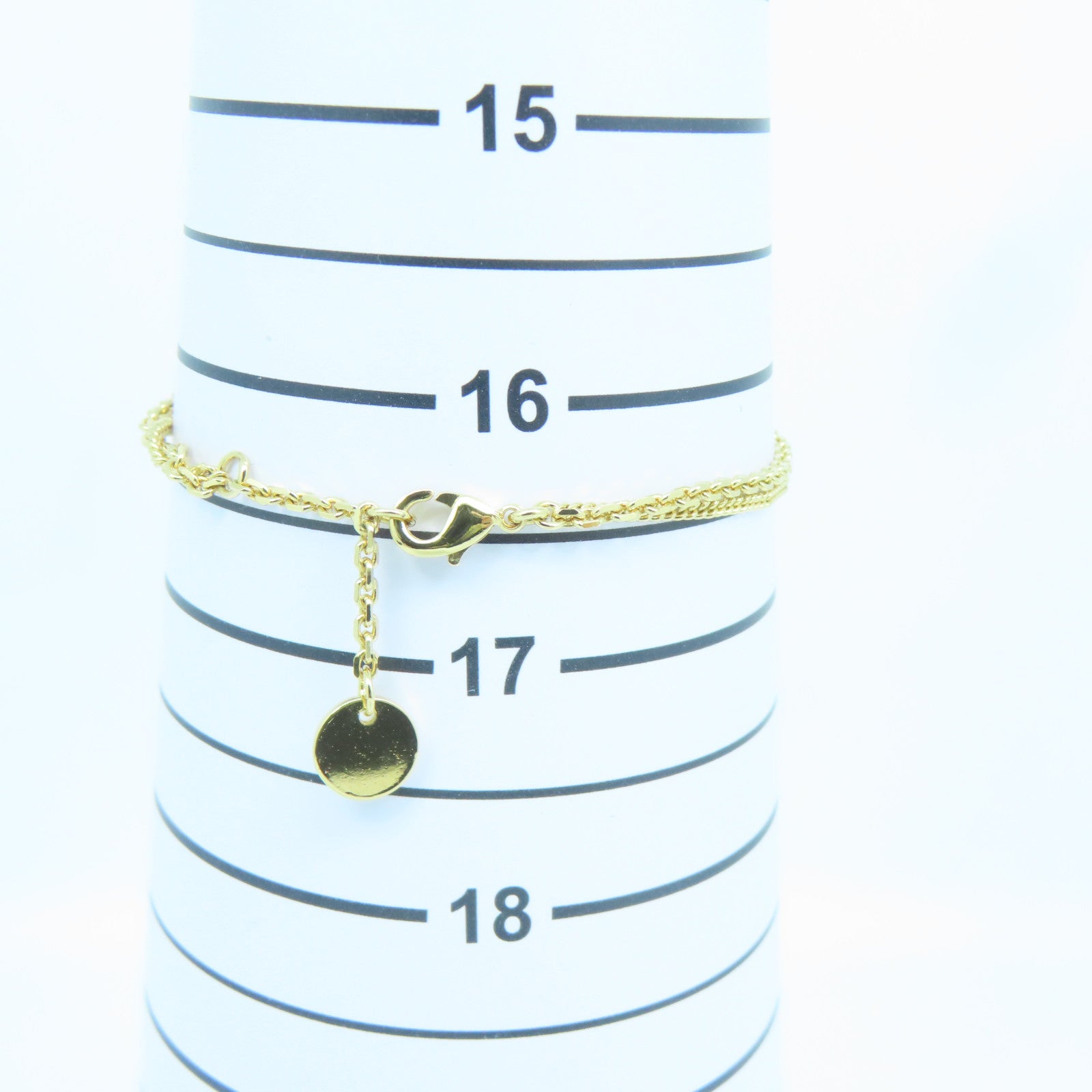 Dior 金属Petit CD Double Bracelet手链金色