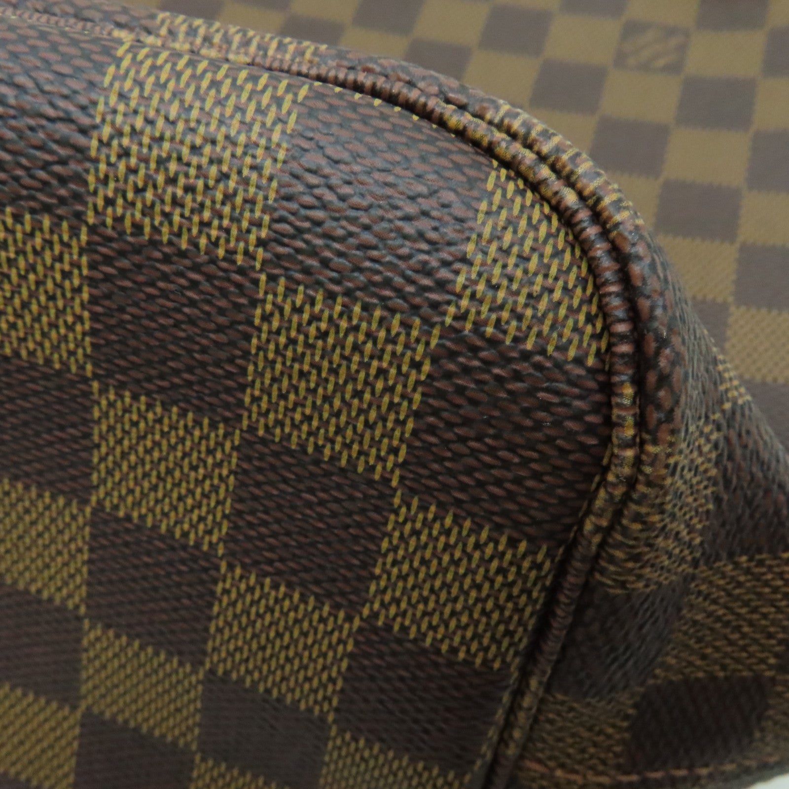 LOUIS VUITTON Damier Neverfull MM手挽袋/肩背袋啡色