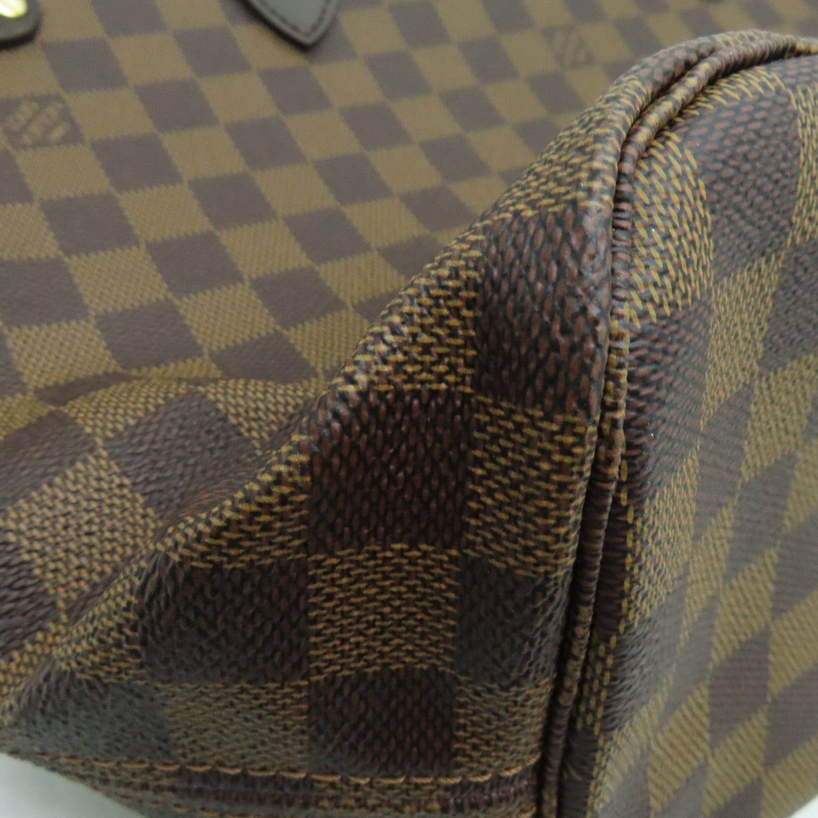 LOUIS VUITTON Damier Neverfull MM手挽袋/肩背袋啡色