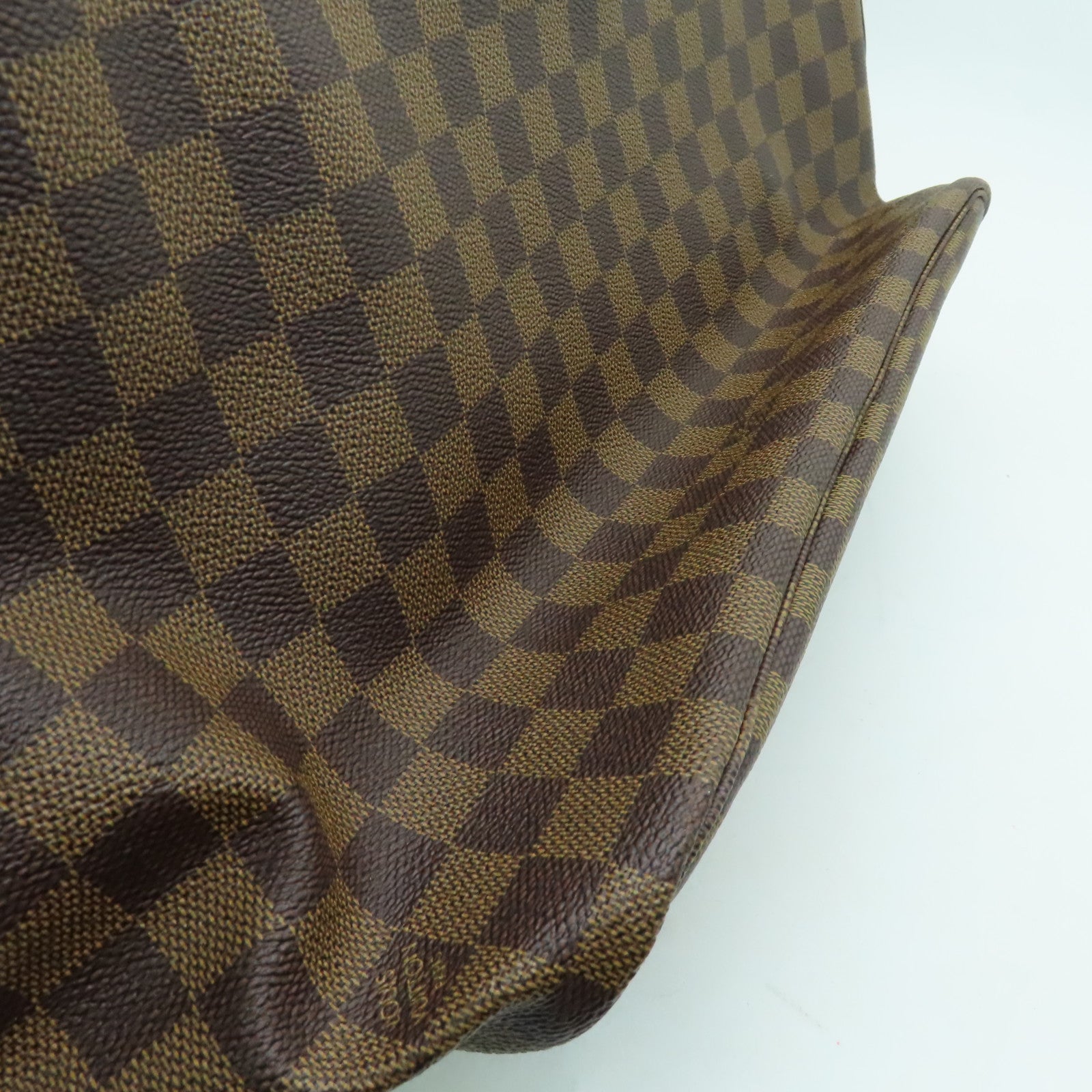 LOUIS VUITTON Damier Neverfull MM手挽袋/肩背袋啡色