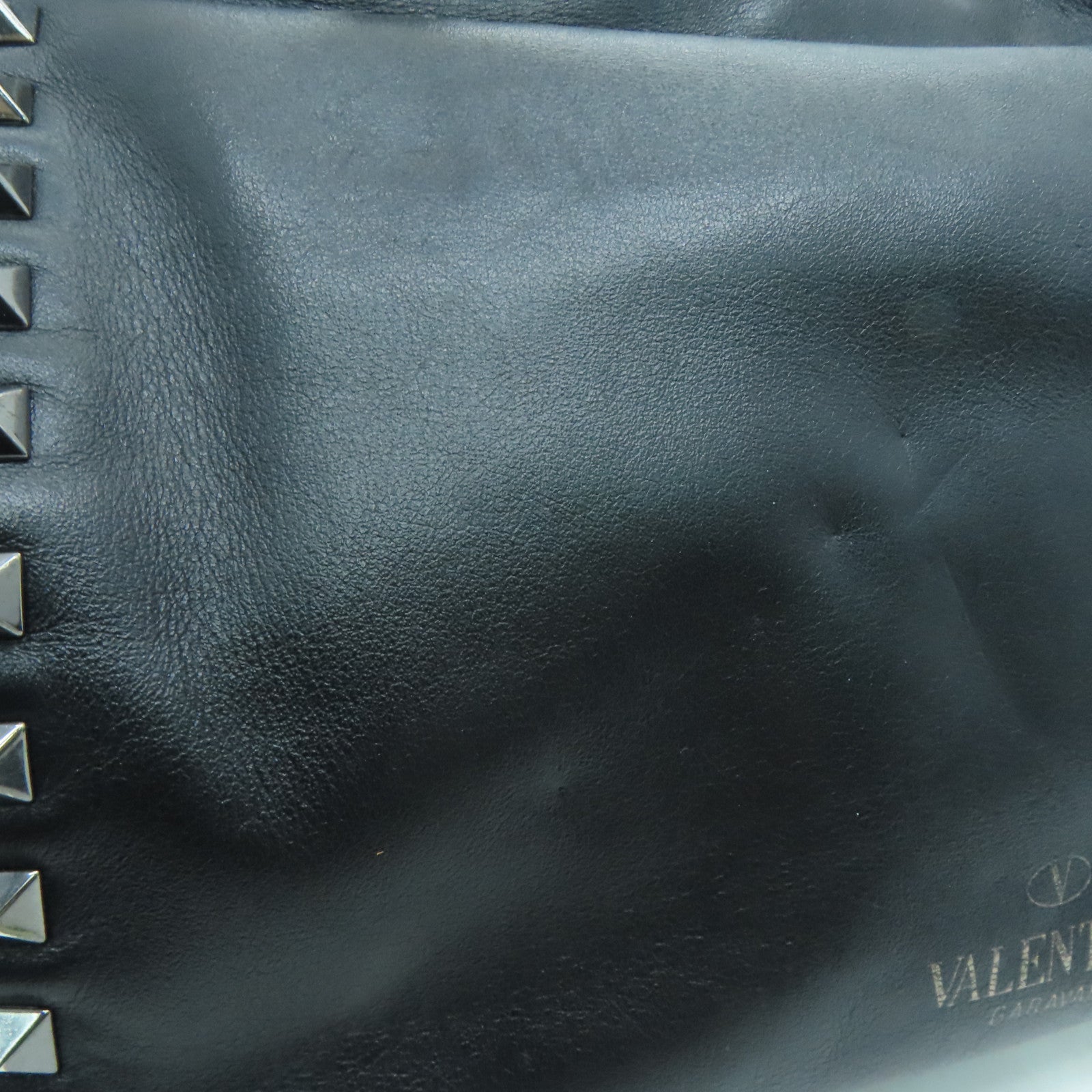 Valentino 牛皮皮革Shoulder Bag手挽肩背两用袋黑色