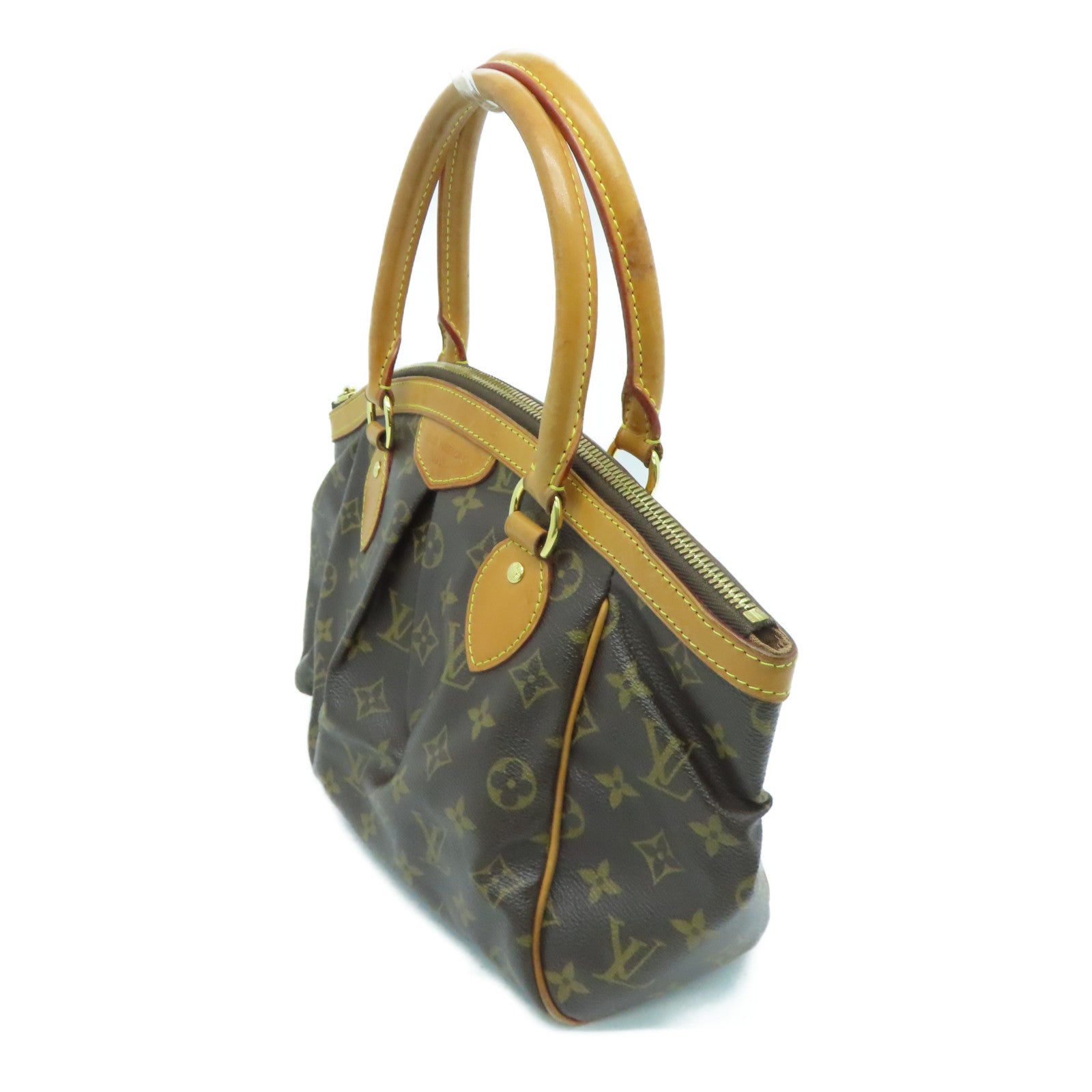 LOUIS VUITTON 【激减优惠】Monogram Tivoli PM金扣手挽袋啡色