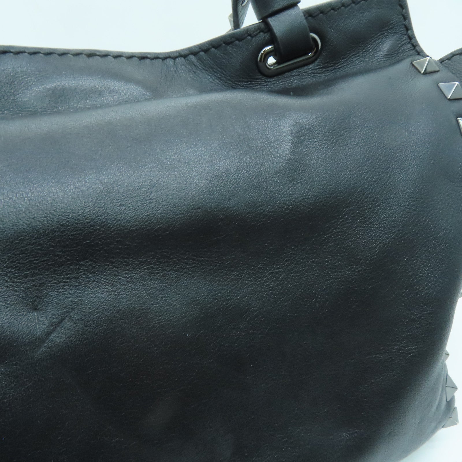 Valentino 牛皮皮革Shoulder Bag手挽肩背两用袋黑色