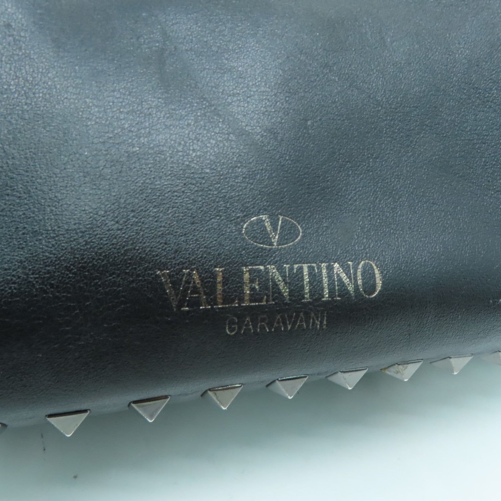 Valentino 牛皮皮革Shoulder Bag手挽肩背两用袋黑色