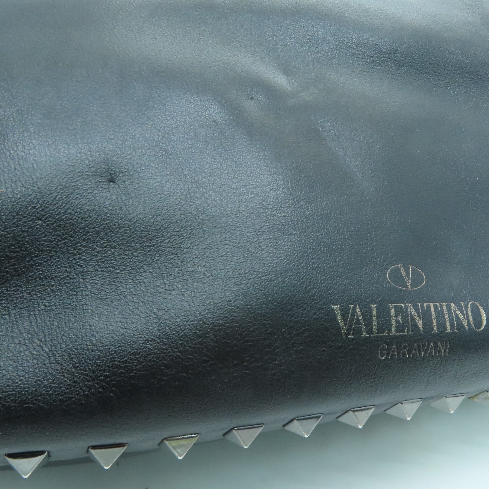Valentino 牛皮皮革Shoulder Bag手挽肩背两用袋黑色