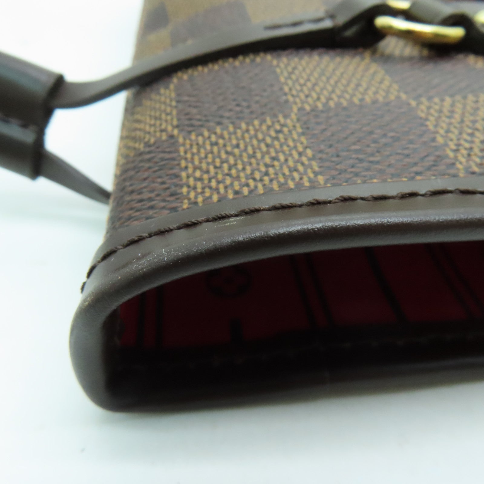 LOUIS VUITTON Damier Neverfull MM手挽袋/肩背袋啡色