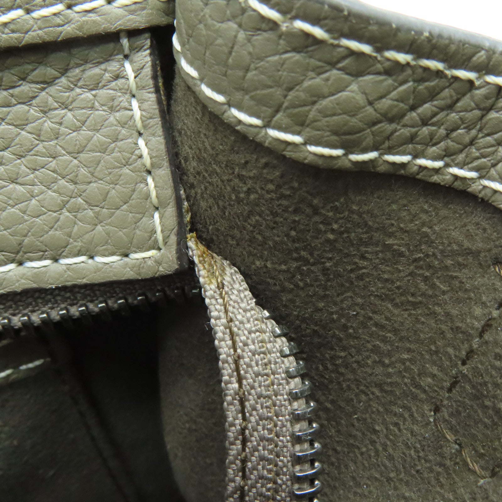 CELINE 【激減優惠】牛皮皮革Nano Luggage銀扣手挽肩背兩用袋灰色
