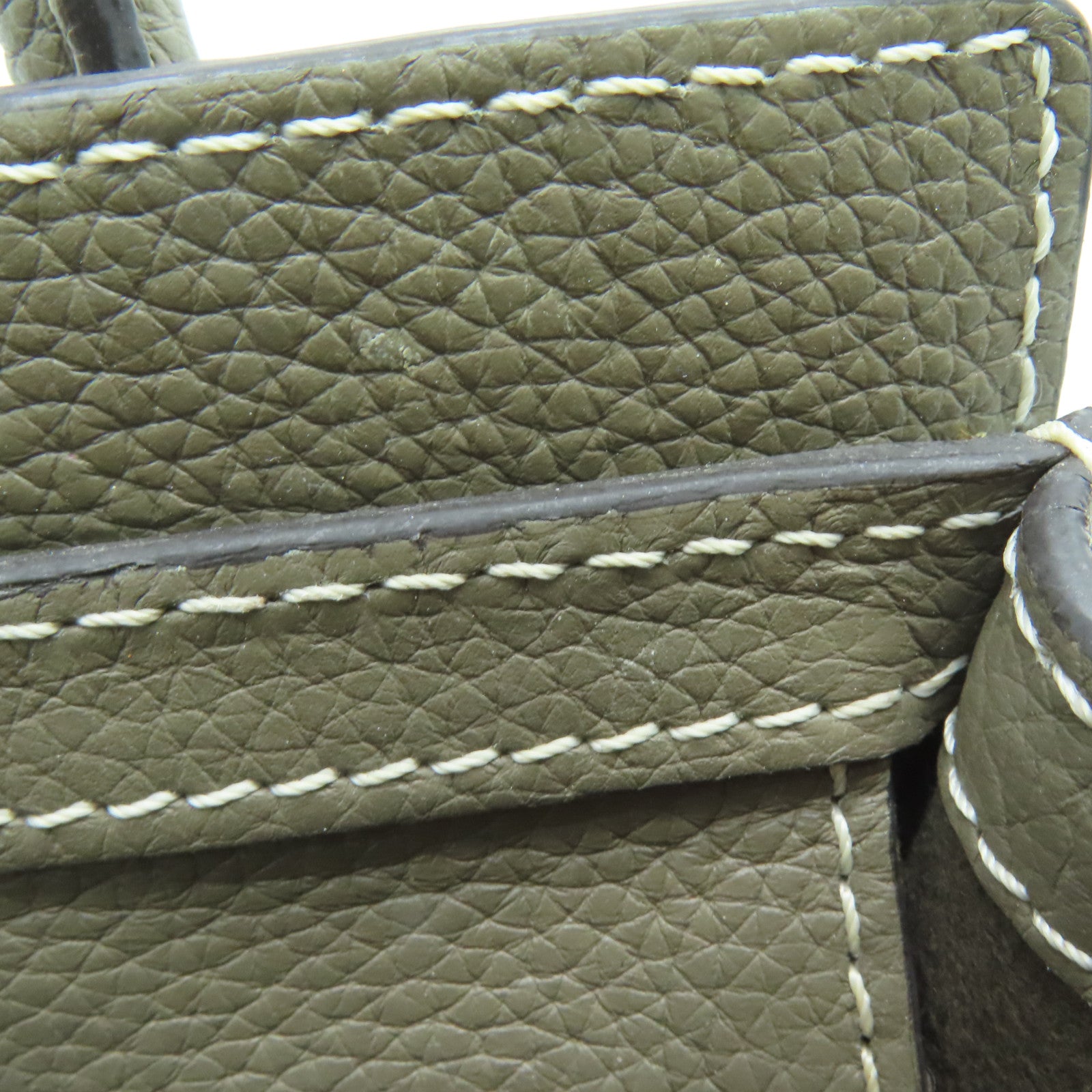 CELINE 【激減優惠】牛皮皮革Nano Luggage銀扣手挽肩背兩用袋灰色
