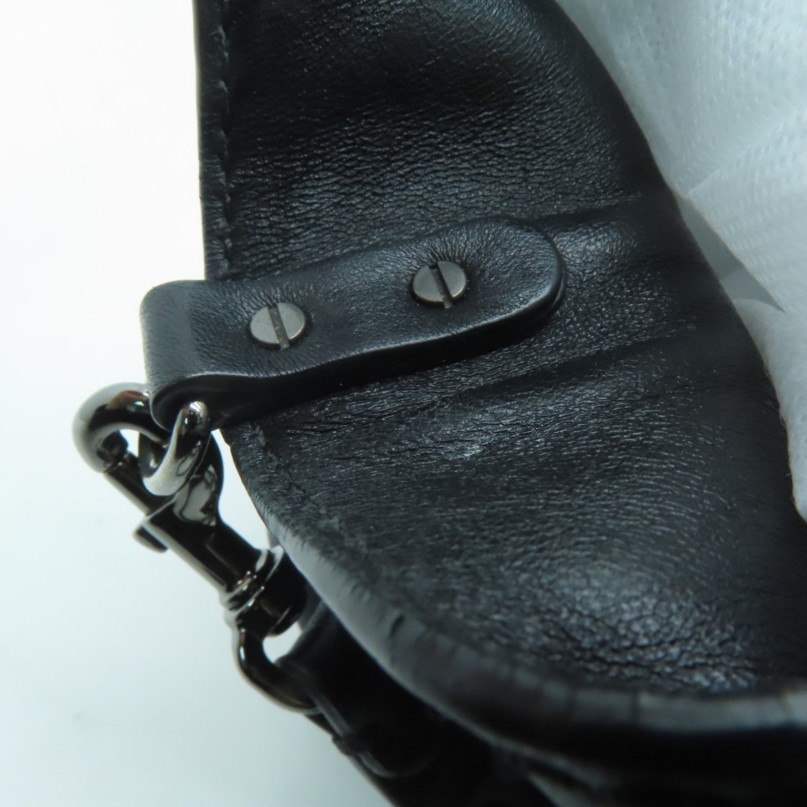 Valentino 牛皮皮革Shoulder Bag手挽肩背两用袋黑色