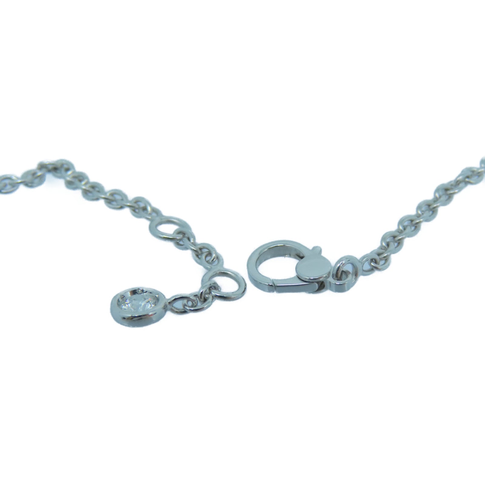 HERMES 18K白金Finesse Bracelet 0.55ct钻石手链