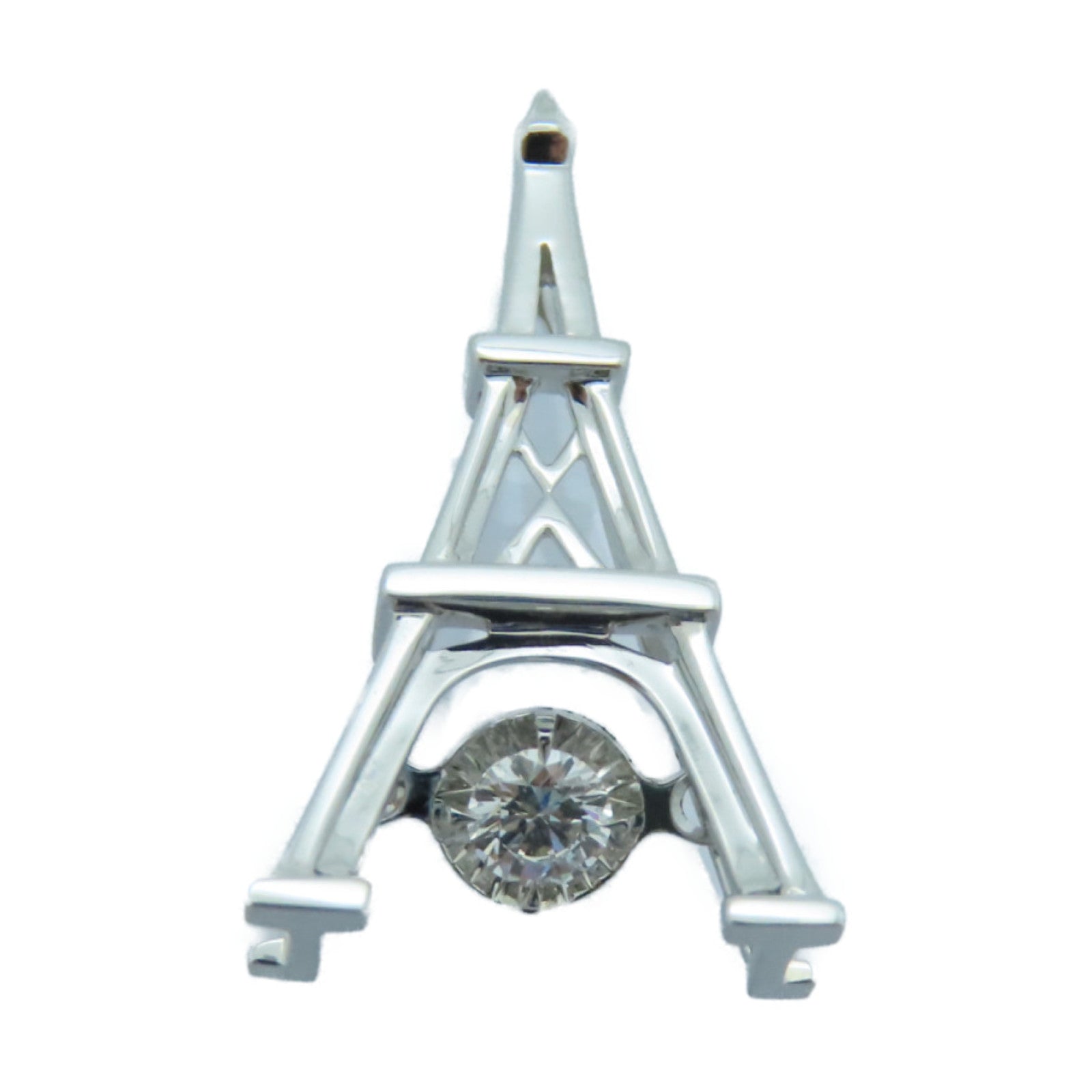 JEWELRY 18K White Gold Pendant Top Pendant Silver