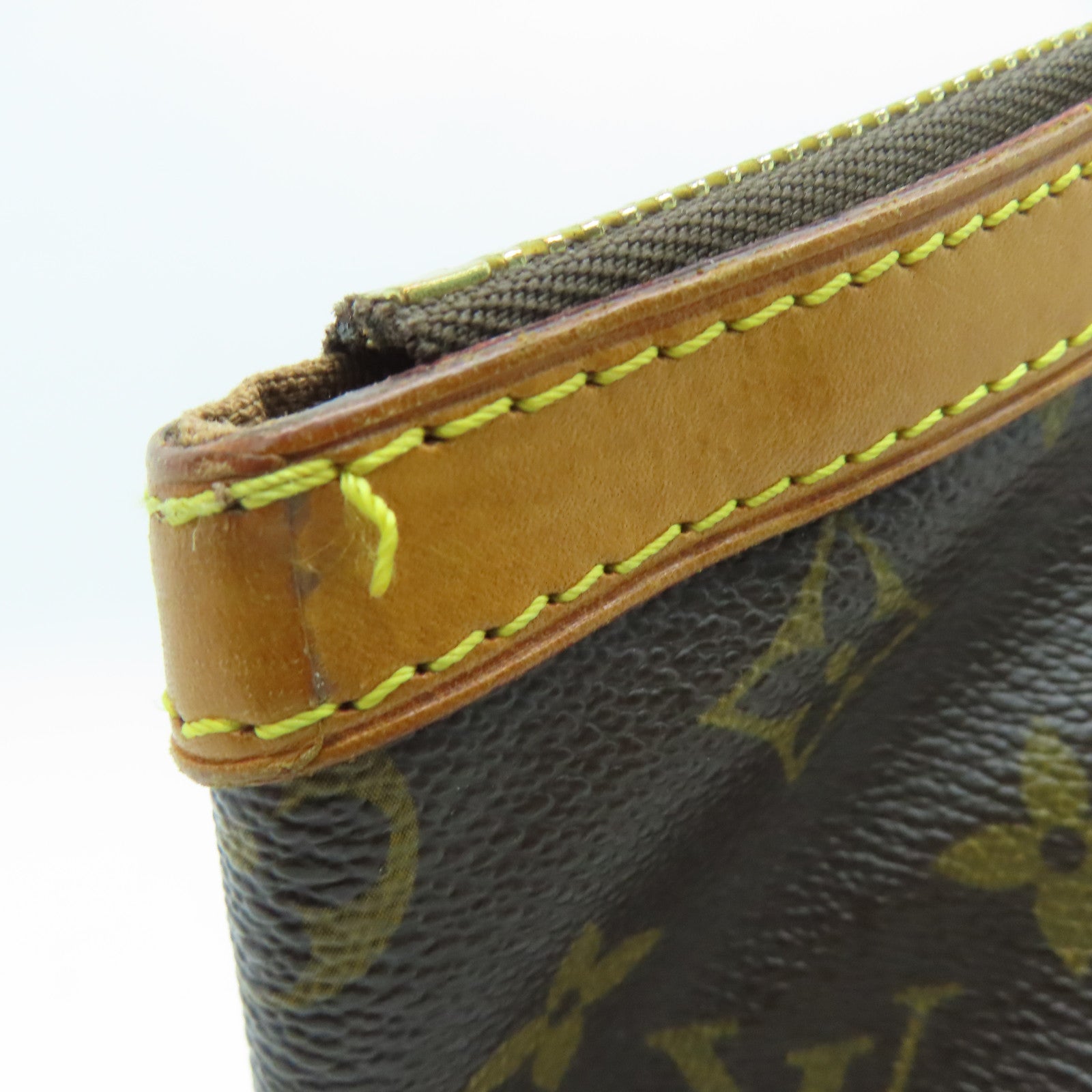 LOUIS VUITTON 【激减优惠】Monogram Tivoli PM金扣手挽袋啡色