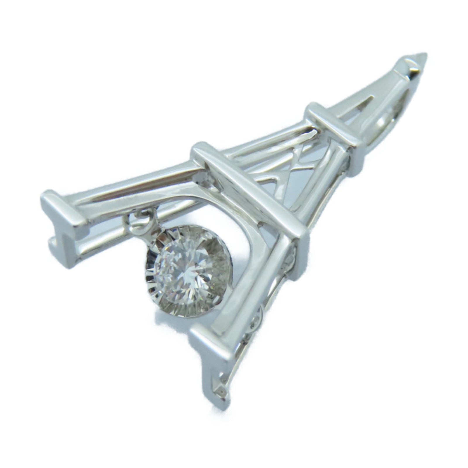 JEWELRY 18K White Gold Pendant Top Pendant Silver