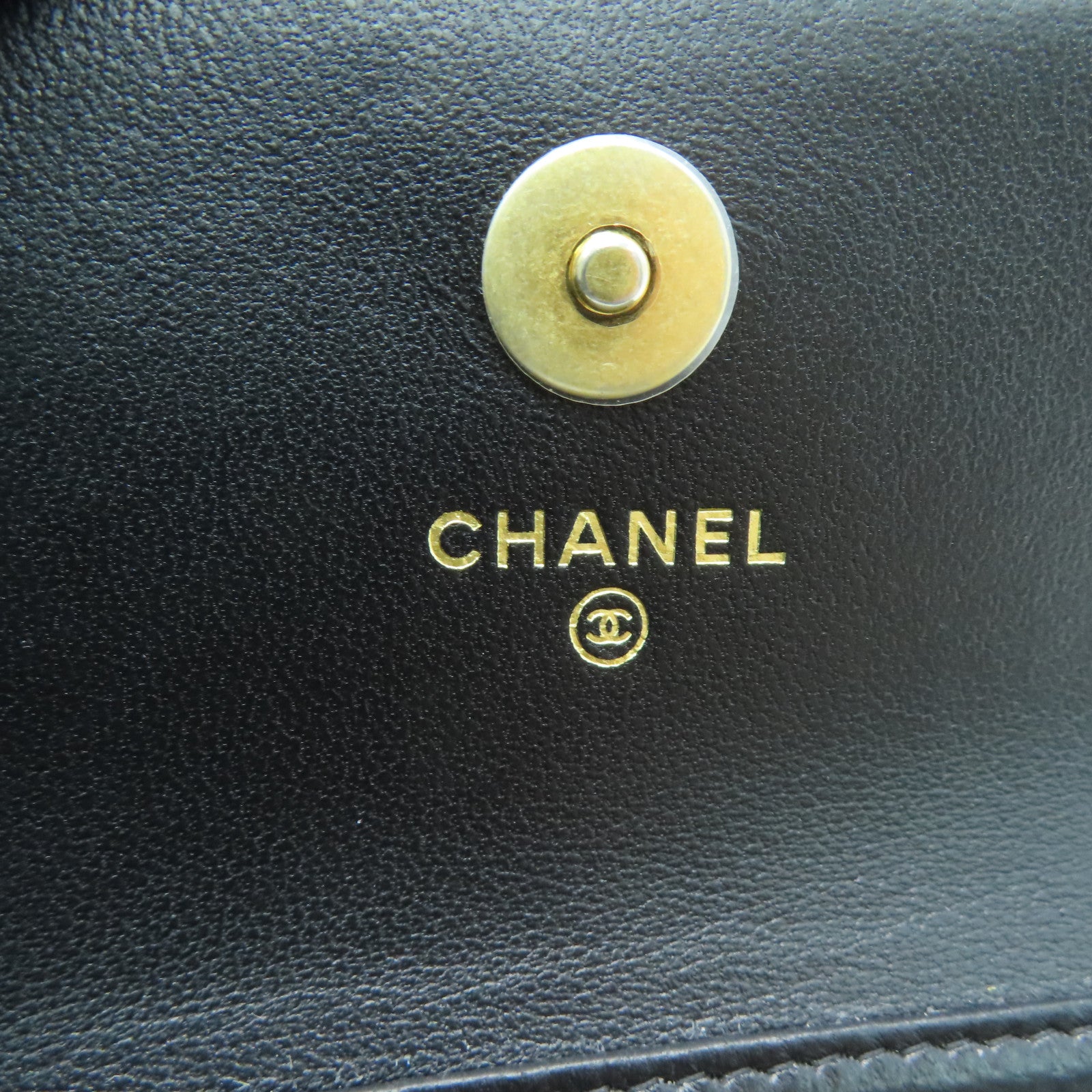 CHANEL 【激减优惠】菱格羊皮皮革Clutch With Chain肩背袋黑色