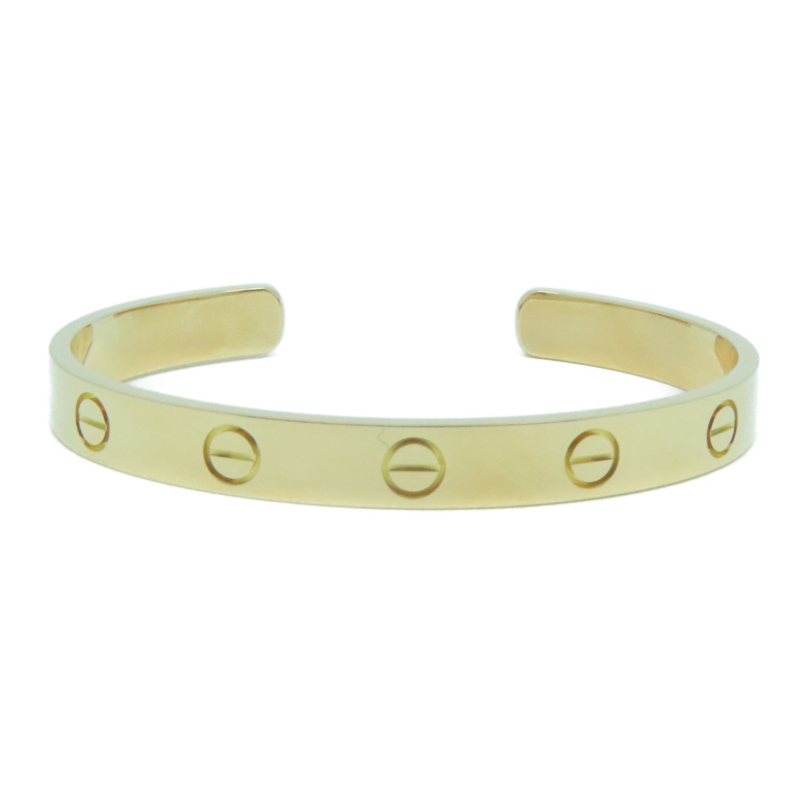 CARTIER 18K玫瑰金Love Bracelet手鐲金色