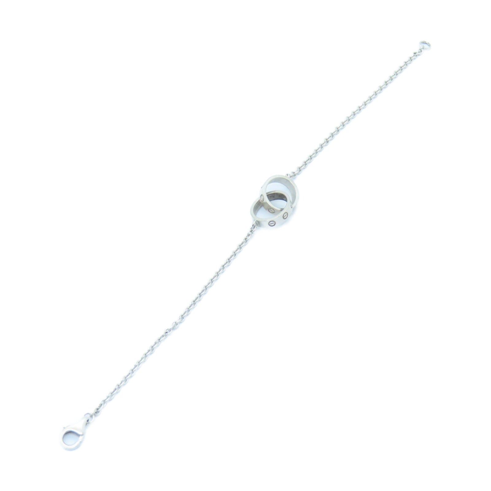 CARTIER 18K白金Baby Love Bracelet手鏈