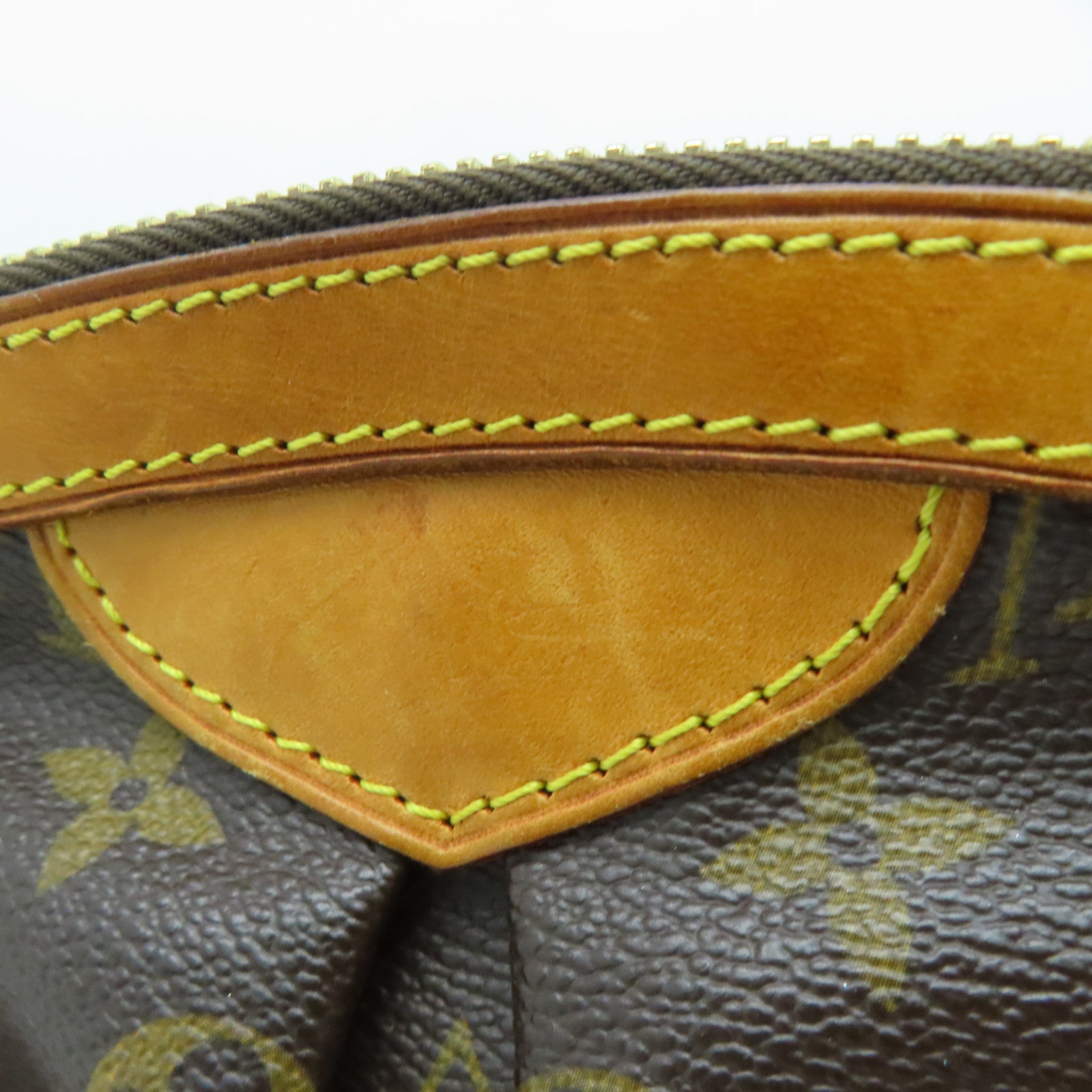 LOUIS VUITTON 【激减优惠】Monogram Tivoli PM金扣手挽袋啡色