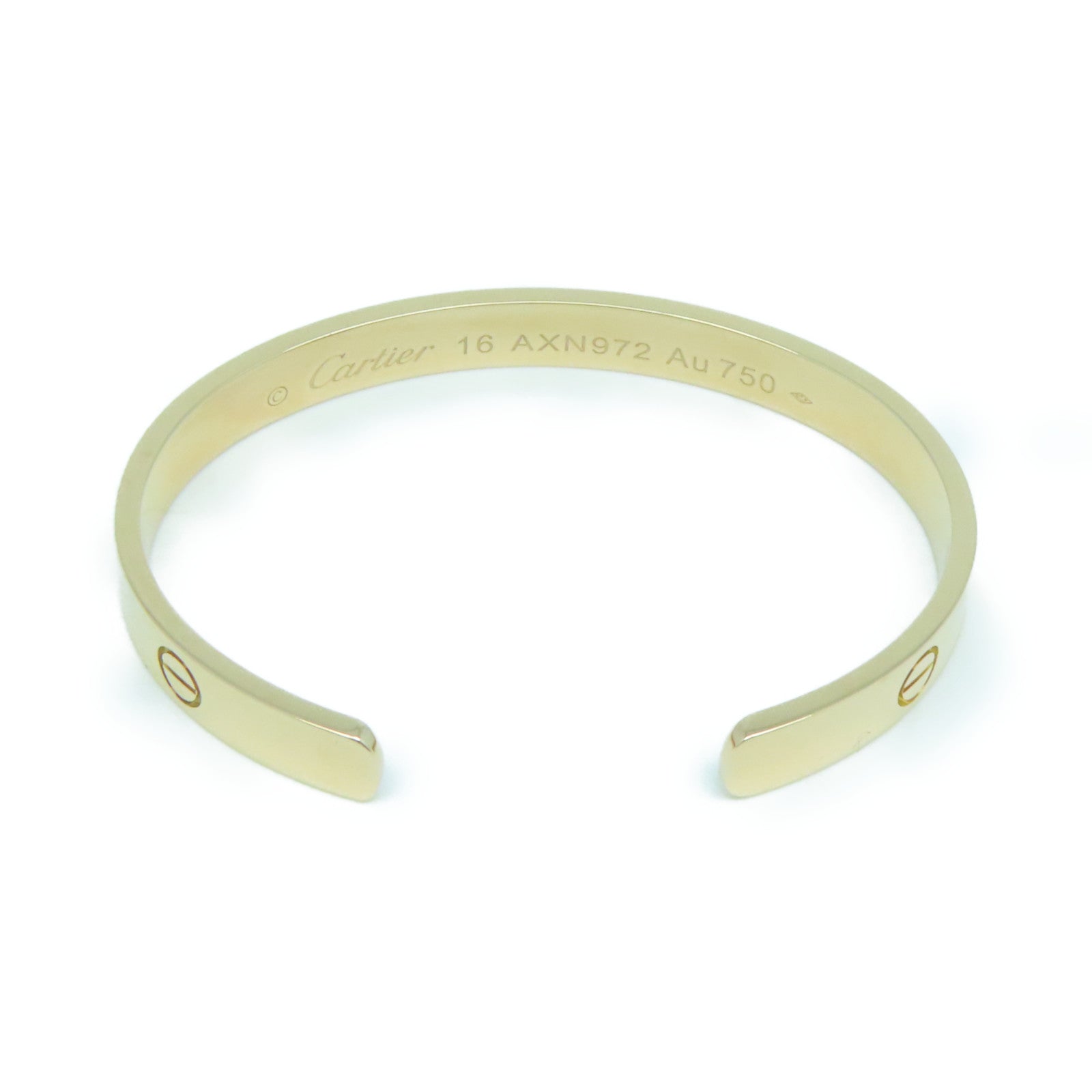 CARTIER 18K玫瑰金Love Bracelet手鐲金色