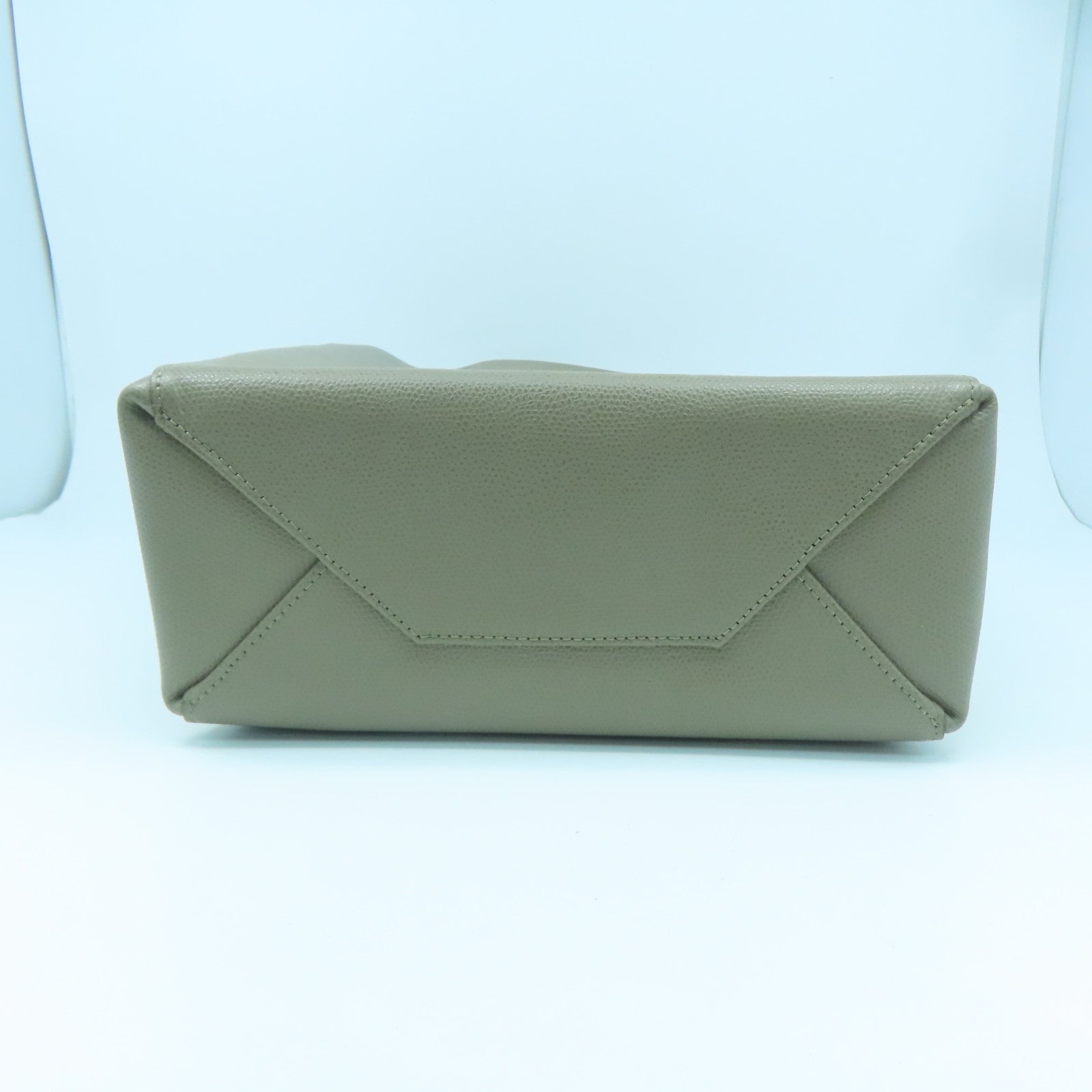CELINE 牛皮皮革Small Cabag金扣手挽肩背两用袋灰色