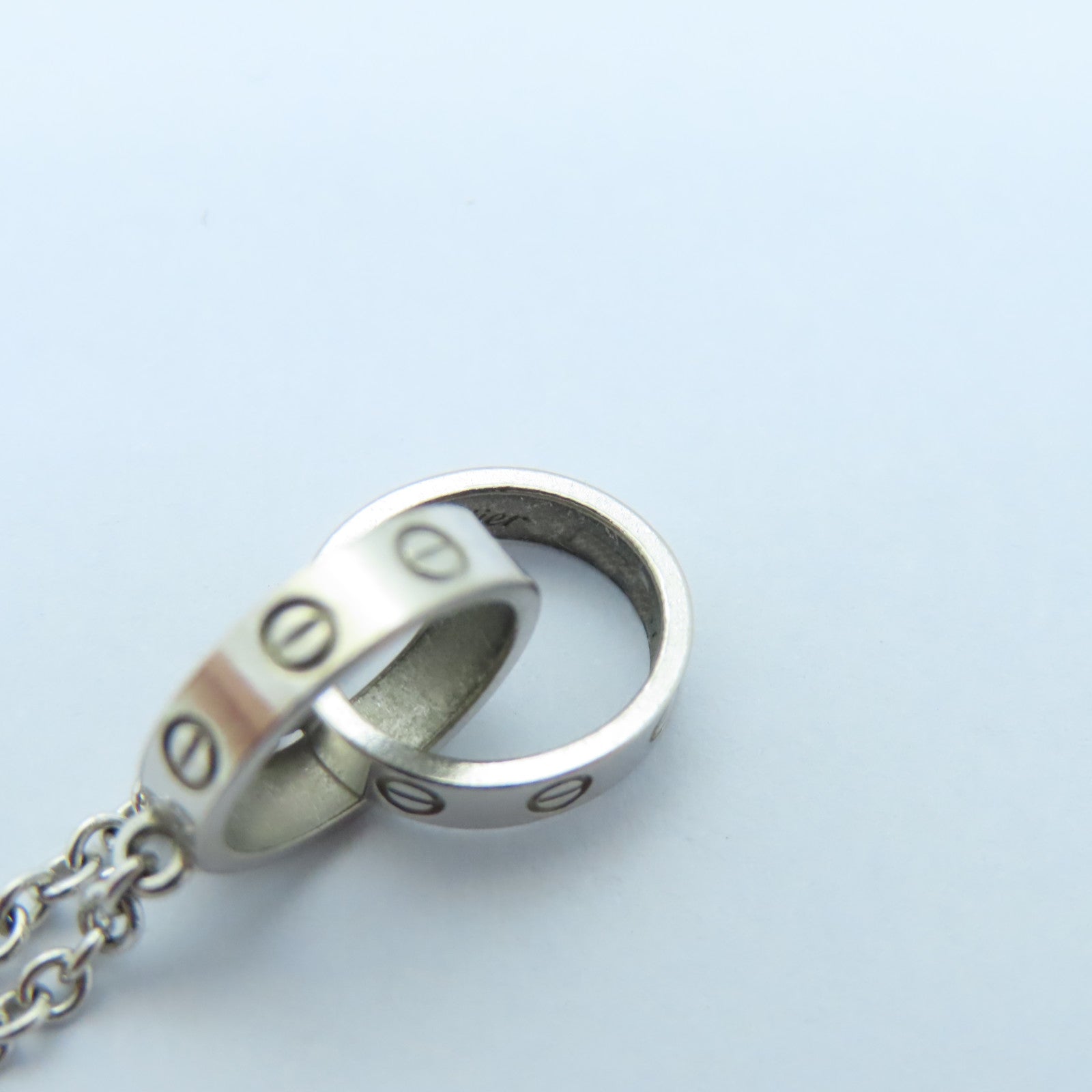 CARTIER 18K白金Baby Love Bracelet手鏈