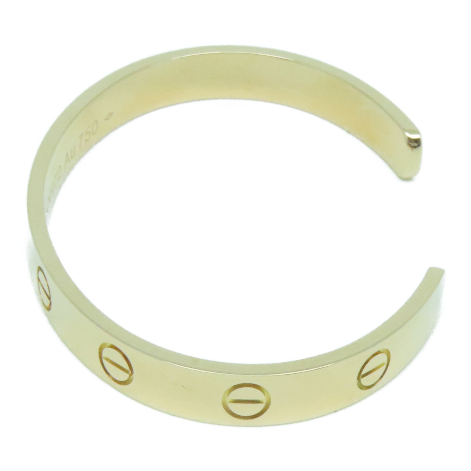 CARTIER 18K玫瑰金Love Bracelet手鐲金色