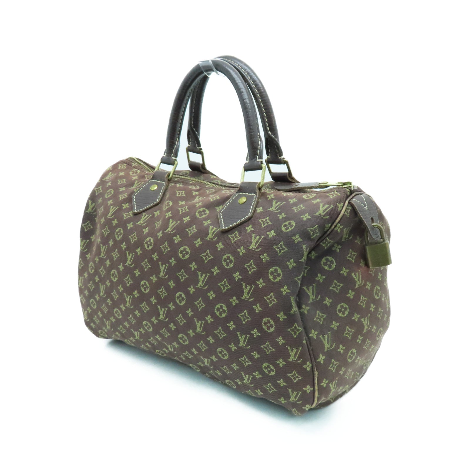 LOUIS VUITTON Monogram Mini Speedy 30金扣手挽袋啡色