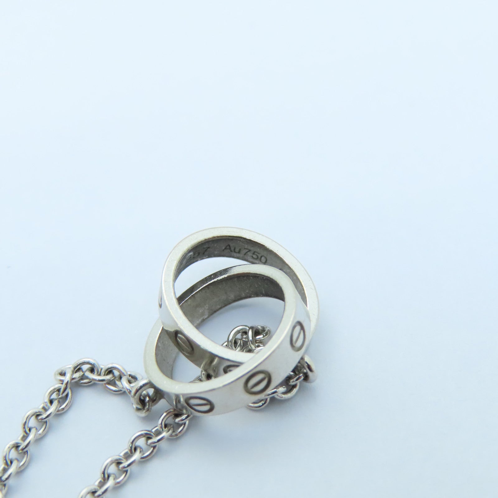 CARTIER 18K白金Baby Love Bracelet手鏈
