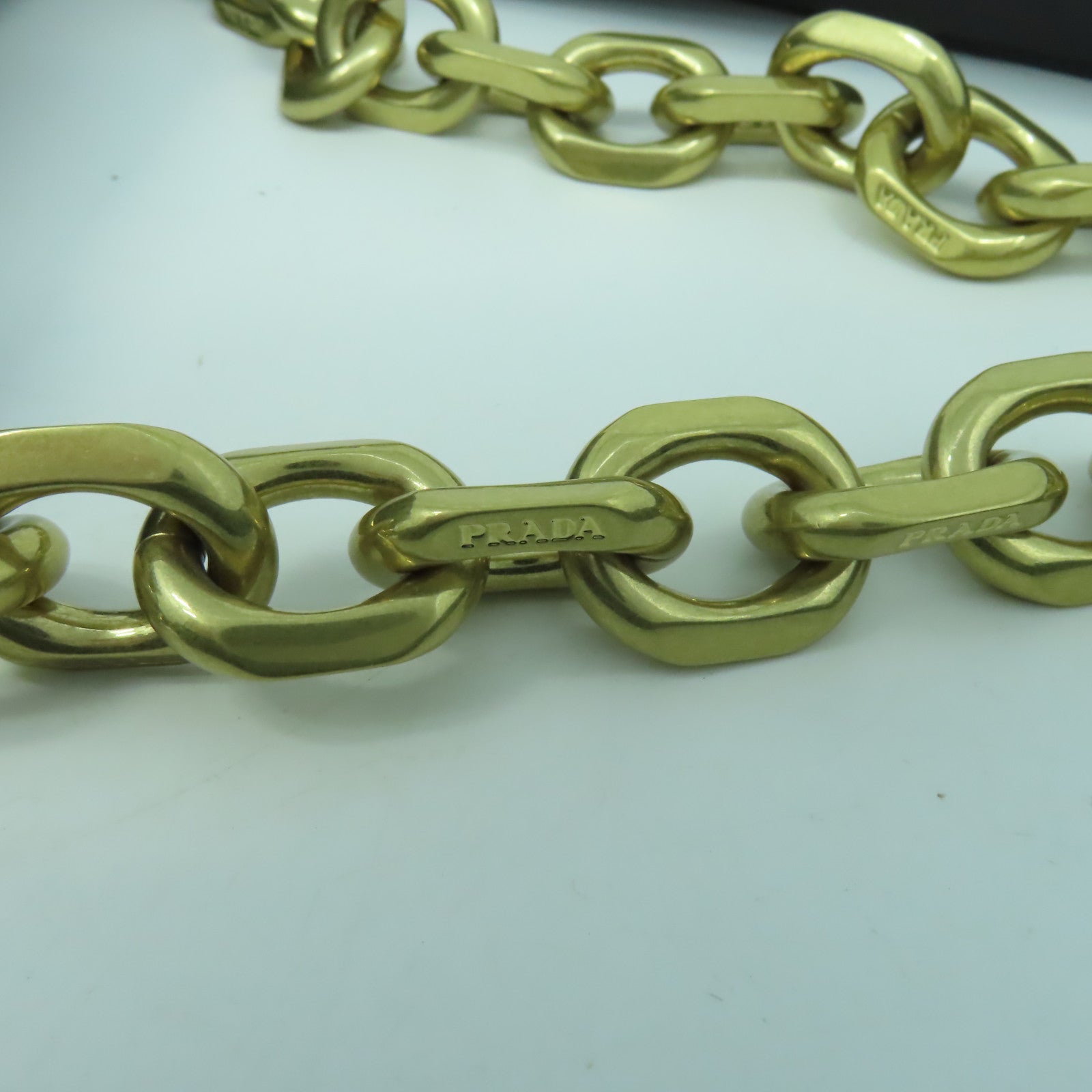 PRADA 羊皮皮革2 Way Shoulder金扣手挽肩背兩用袋黑色